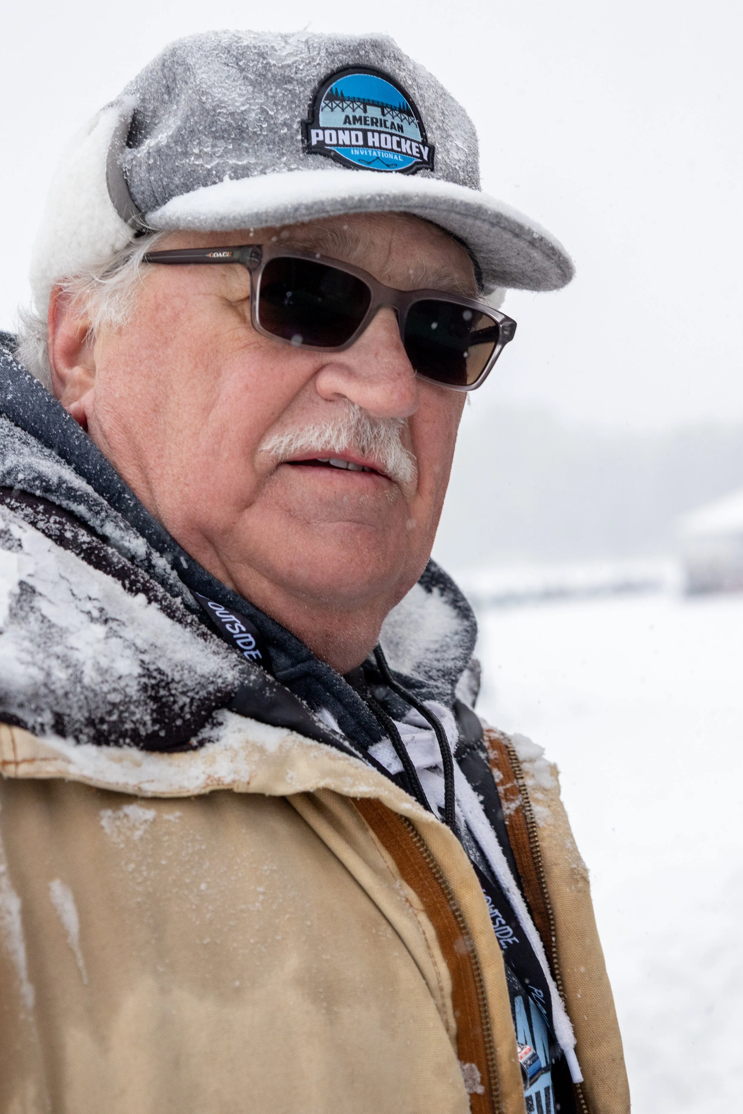 American Pond Hockey Chief Scorekeeper Jake