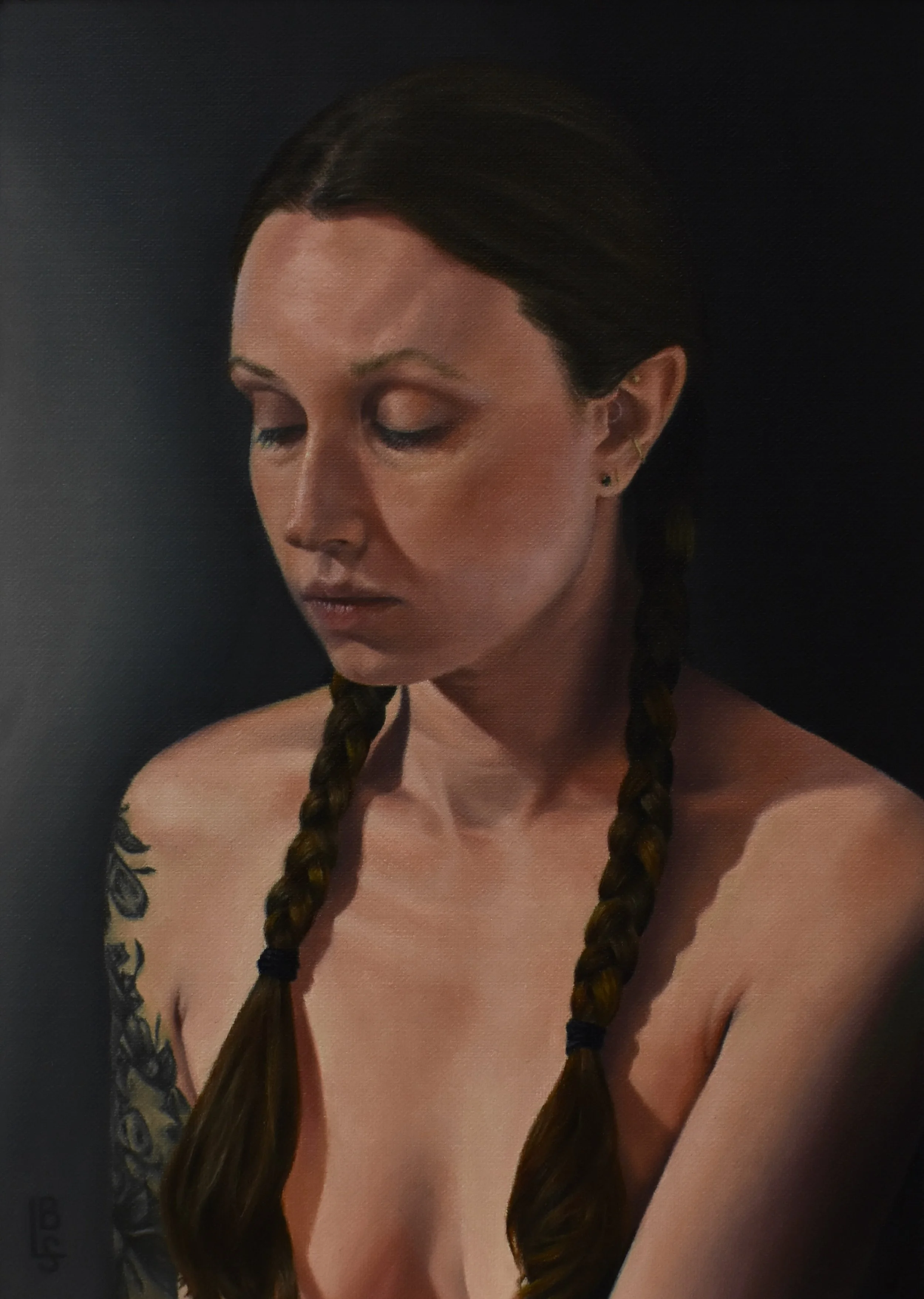 A Self-Portrait / Oil on cotton / 2025 🔴