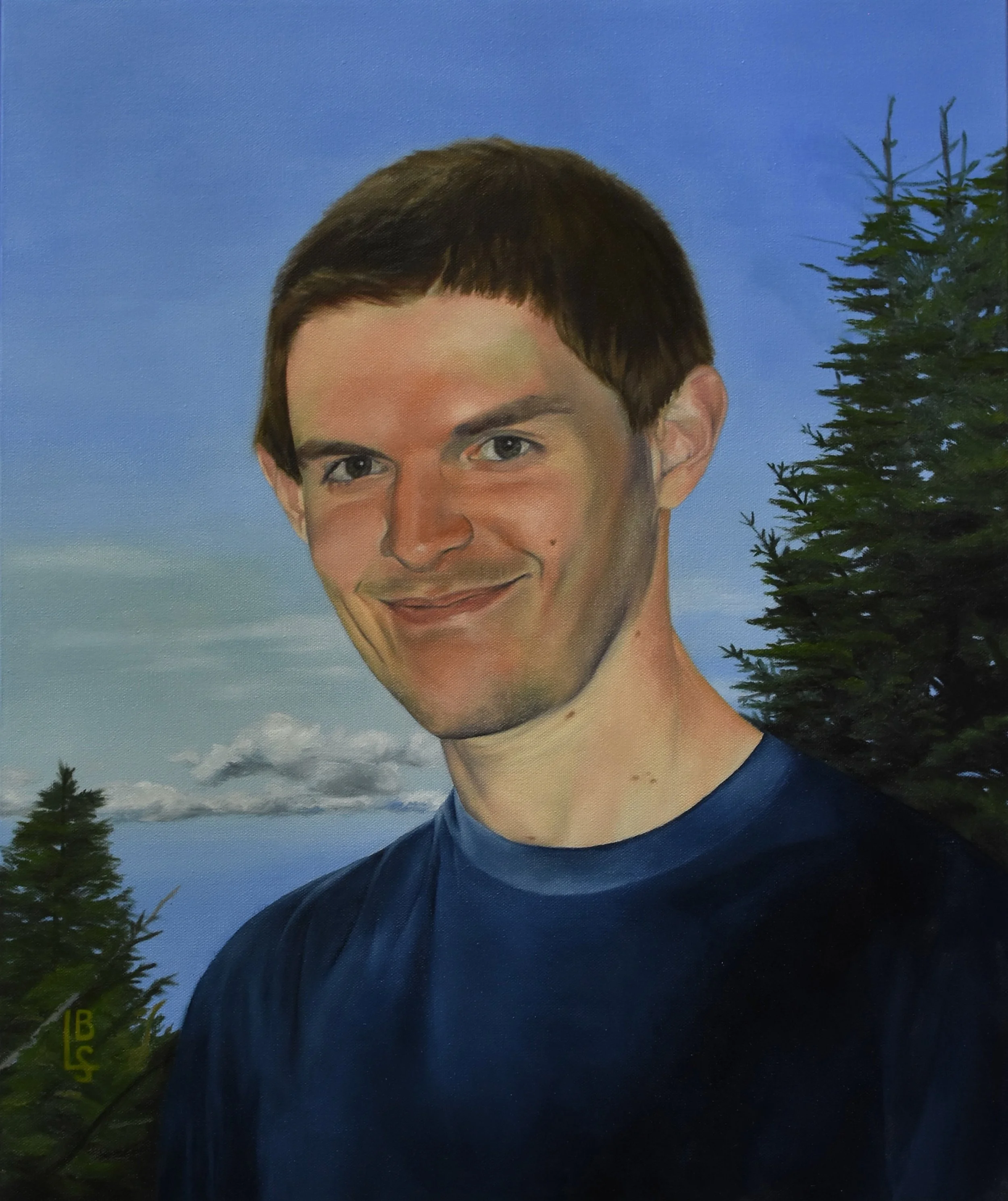 Portrait of Kevin / Oil on canvas / Strong Hearts - Syracuse, NY