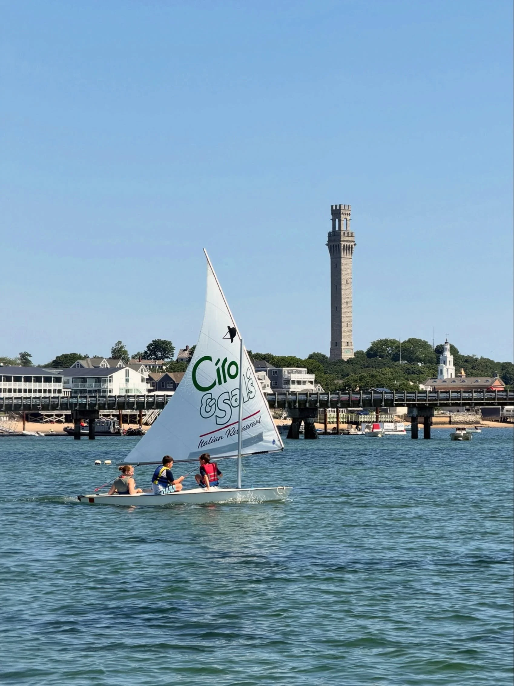 Another beautiful day on the water ☀️ Thank you Ciro &amp; Sal&rsquo;s for being a supporter of #WERCCS! ⛵️ @ciroandsals #Provincetown