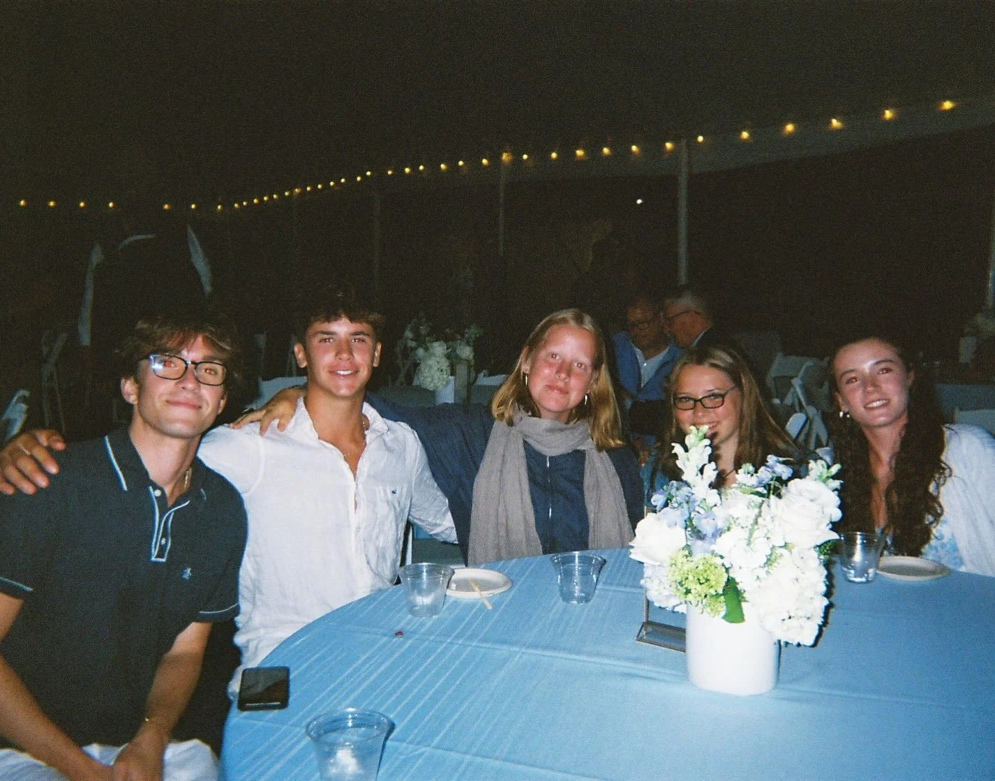 Our 76th anniversary celebration, through a disposable 📸