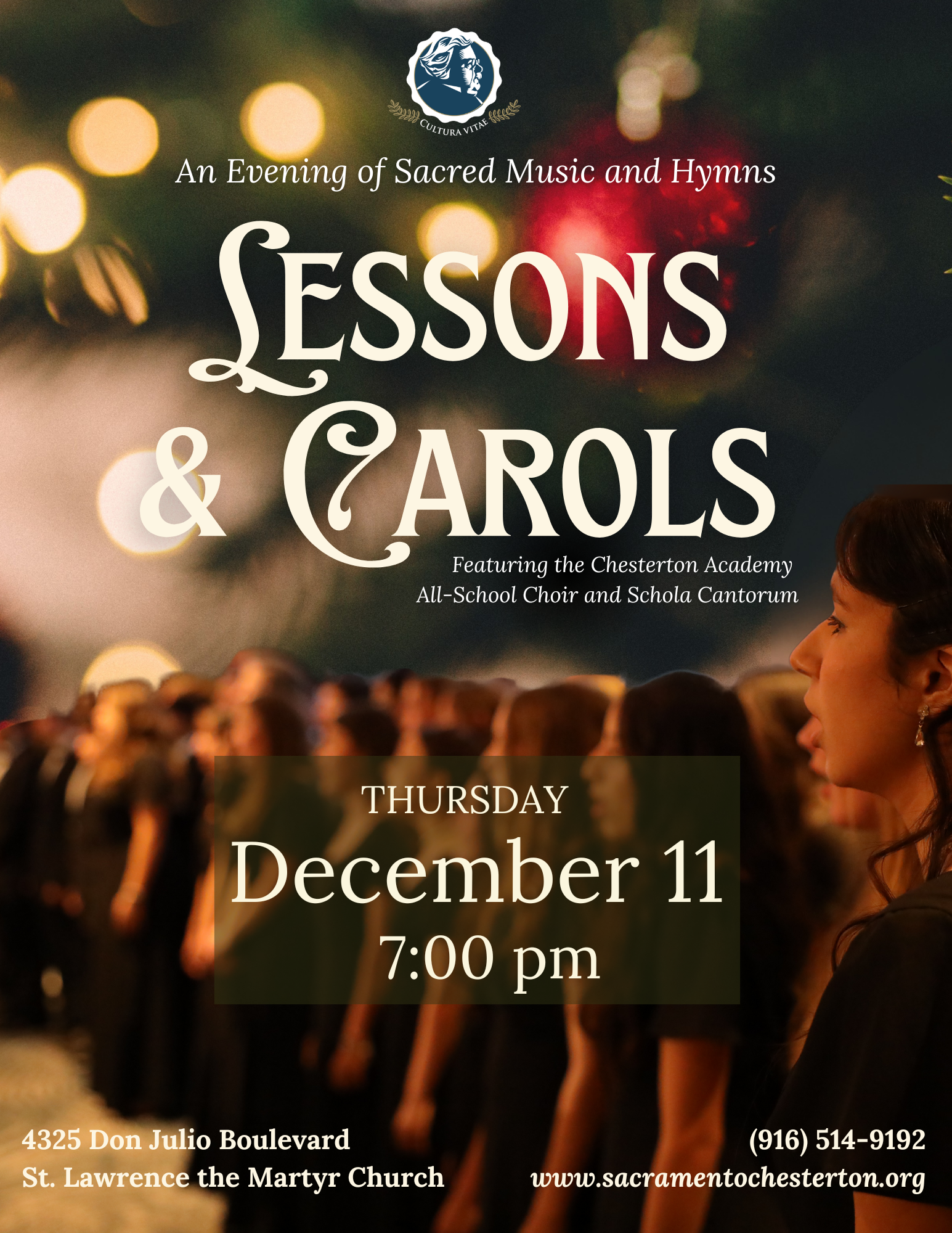 Lessons and Carols - An Evening of Sacred Music &amp; Hymns