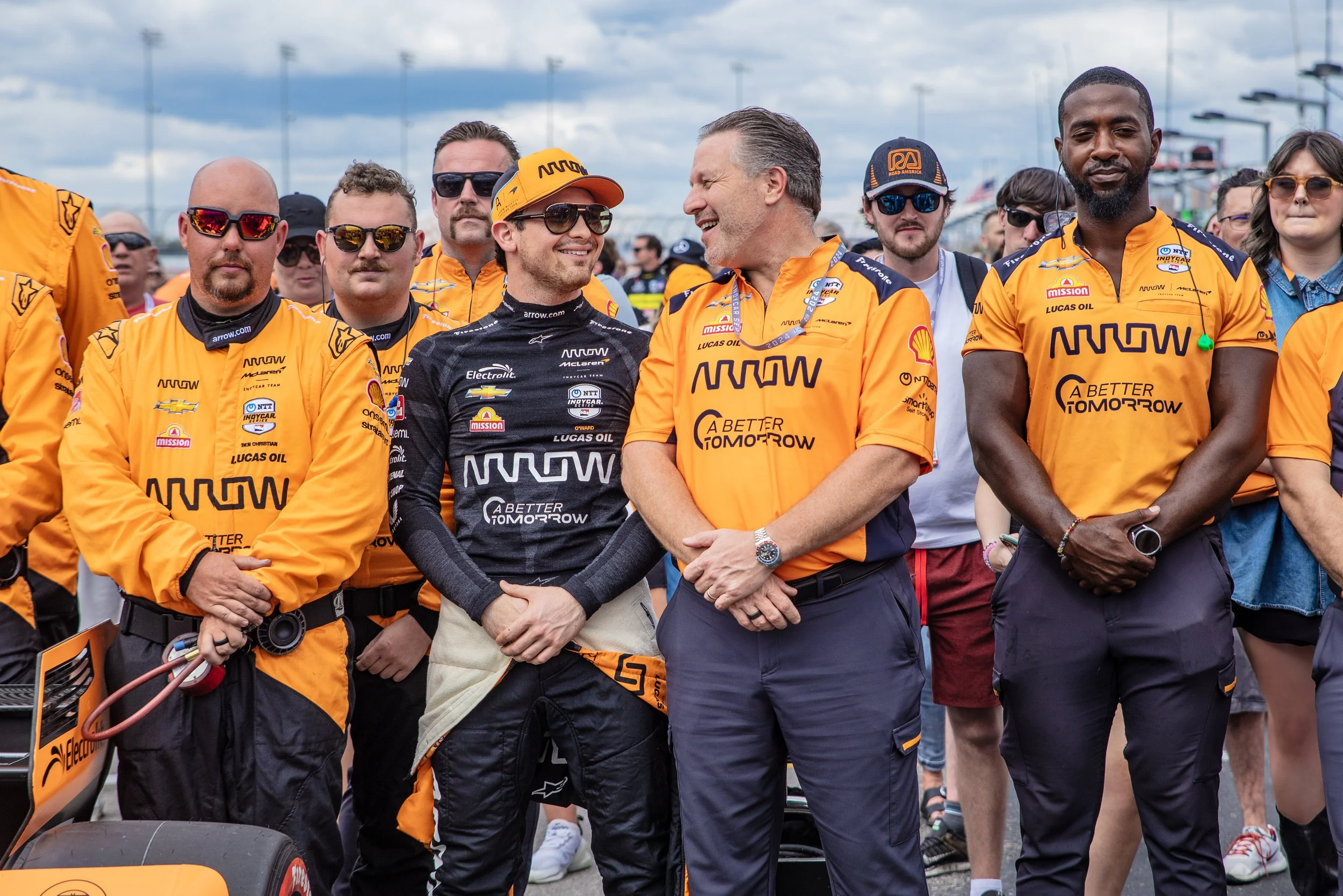 McLaren Racing CEO Zak Brown & Arrow McLaren Driver Pato O'Ward