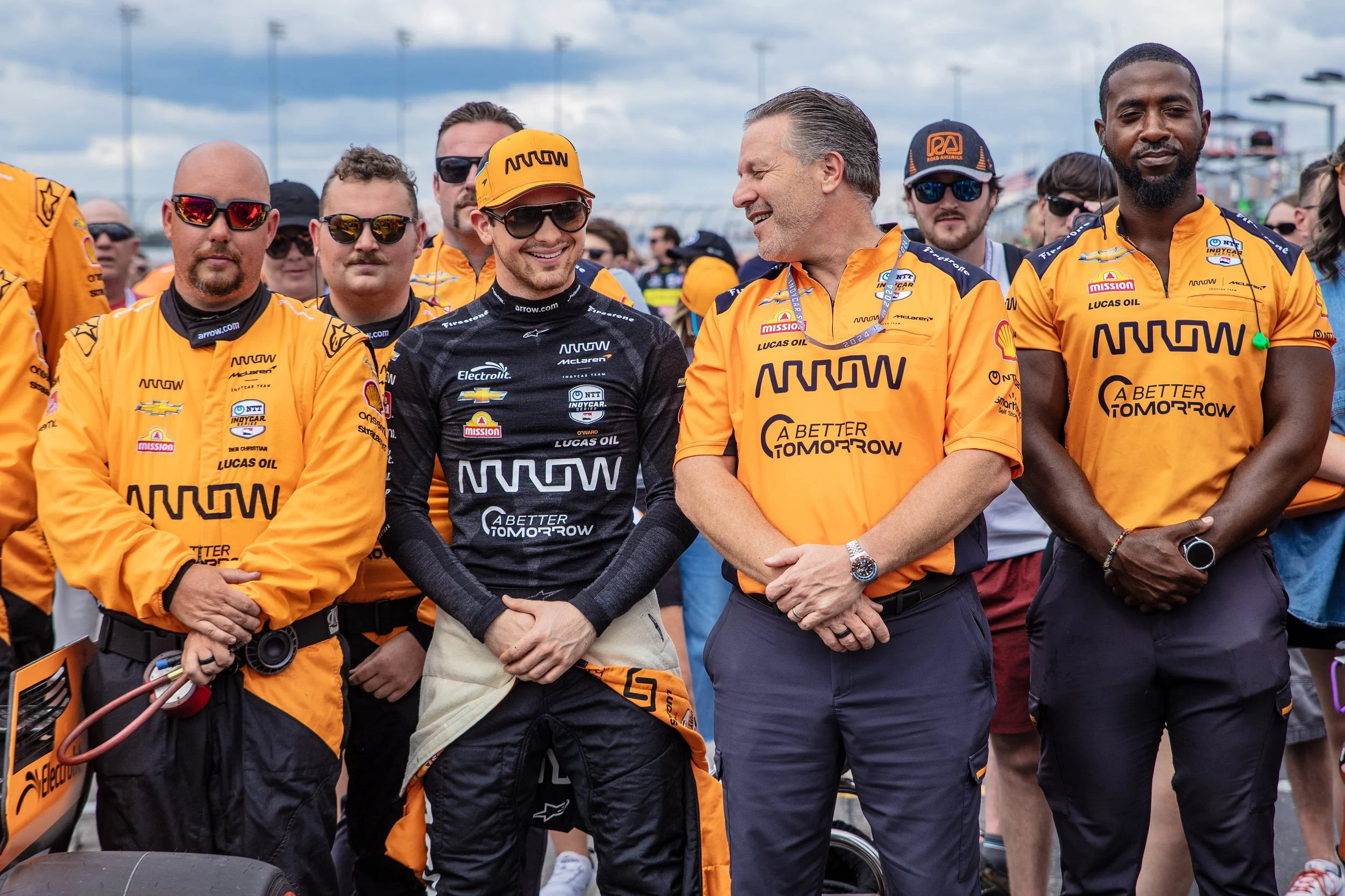 McLaren Racing CEO Zak Brown & Arrow McLaren Driver Pato O'Ward
