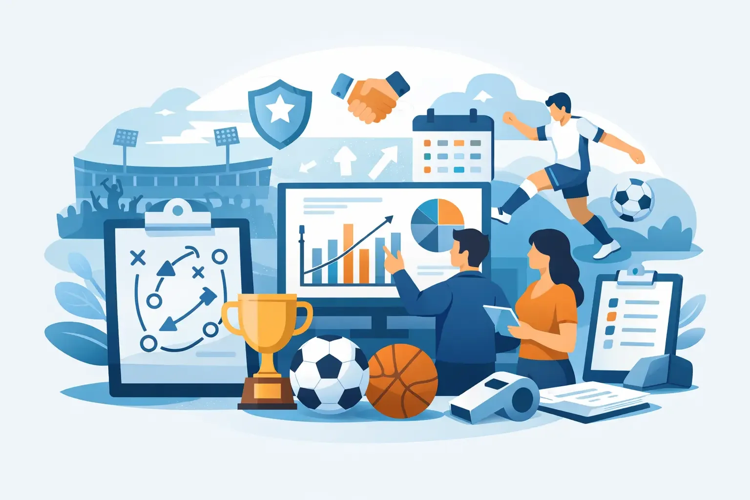 What is club management in sports?