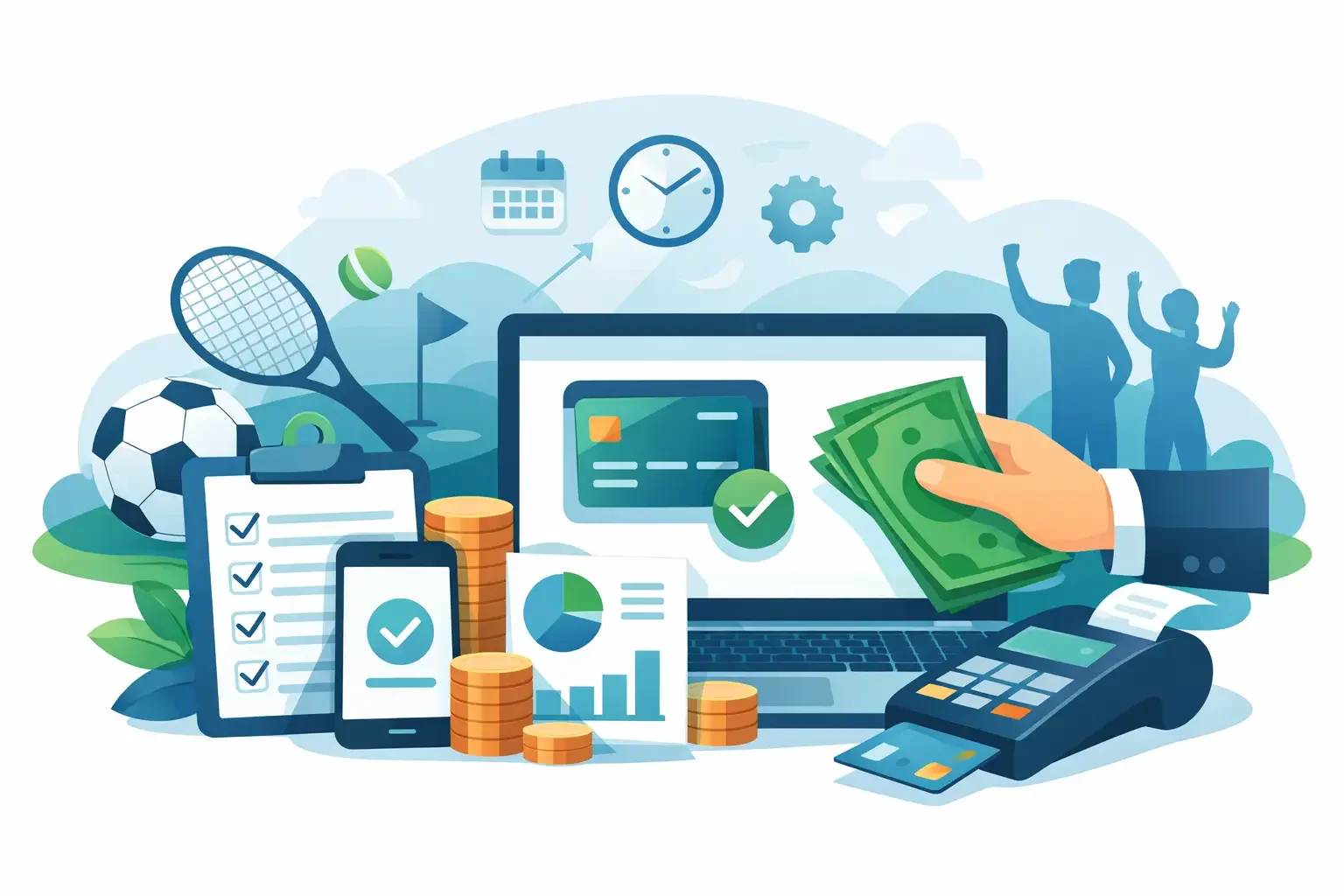 How do clubs collect fees efficiently?