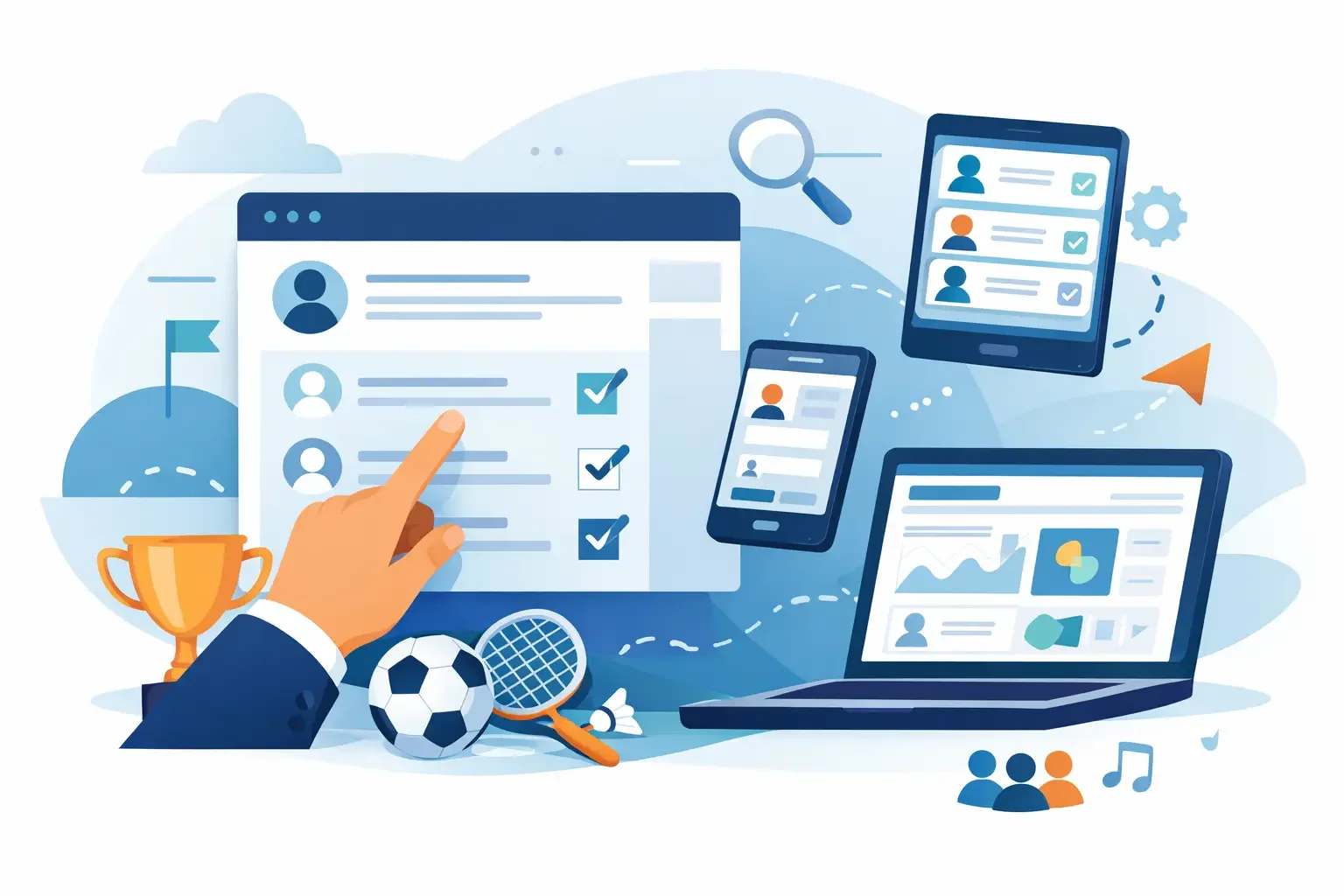 Choosing a club registration platform