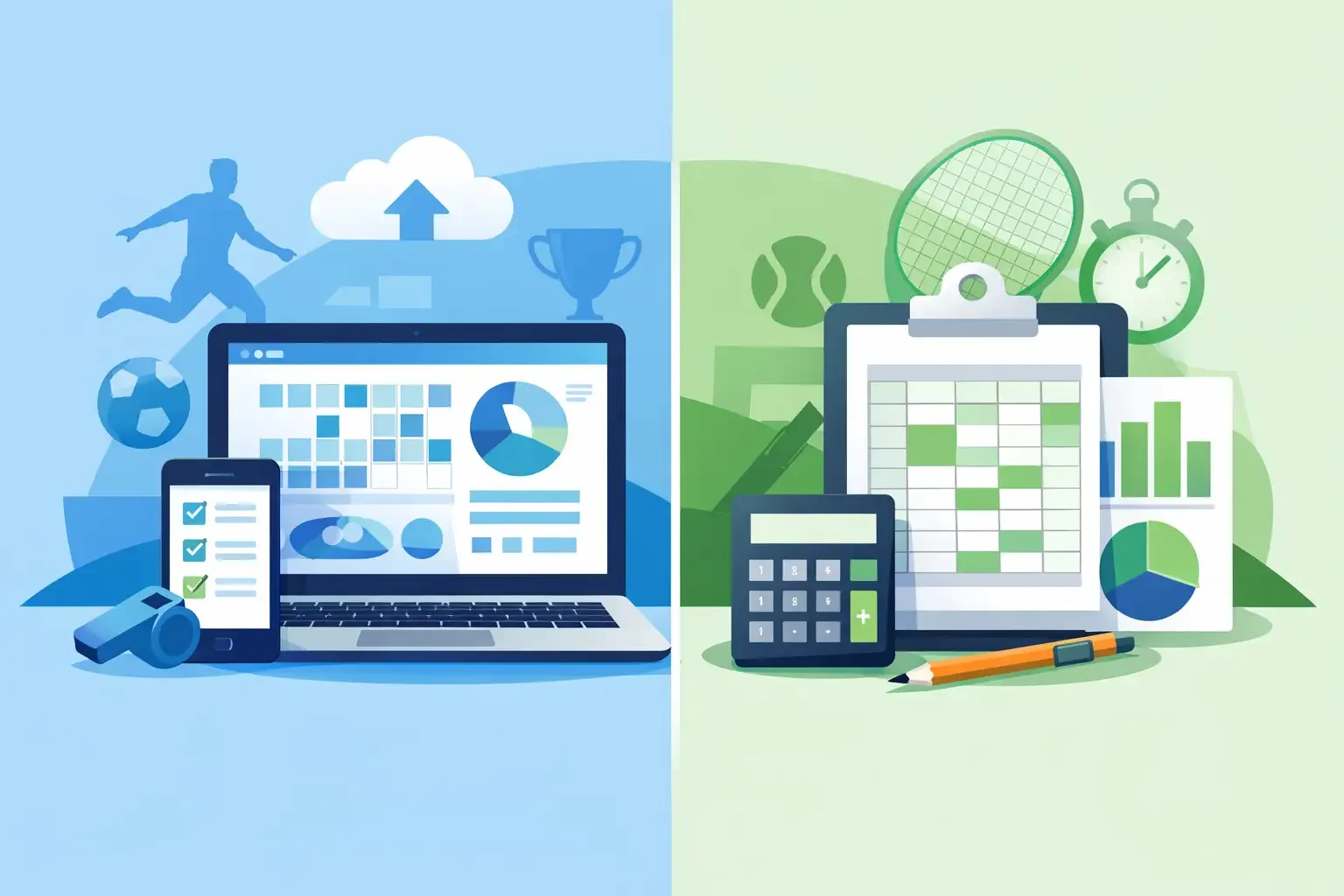 Club software vs spreadsheets for sports clubs