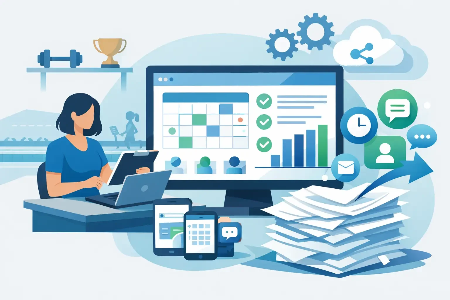 How club operations software cuts admin work