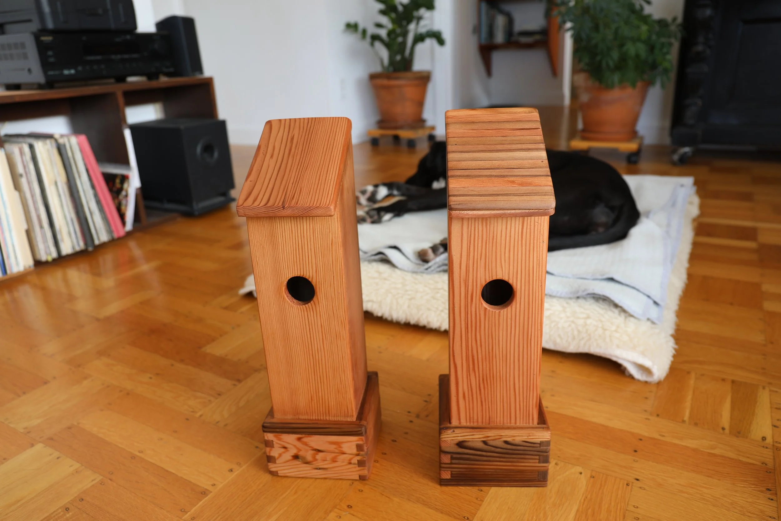 FEB 17, 2023 // CEDAR BIRDHOUSES, ALPINE + FINLAND ROOF STYLES, #18 + 19