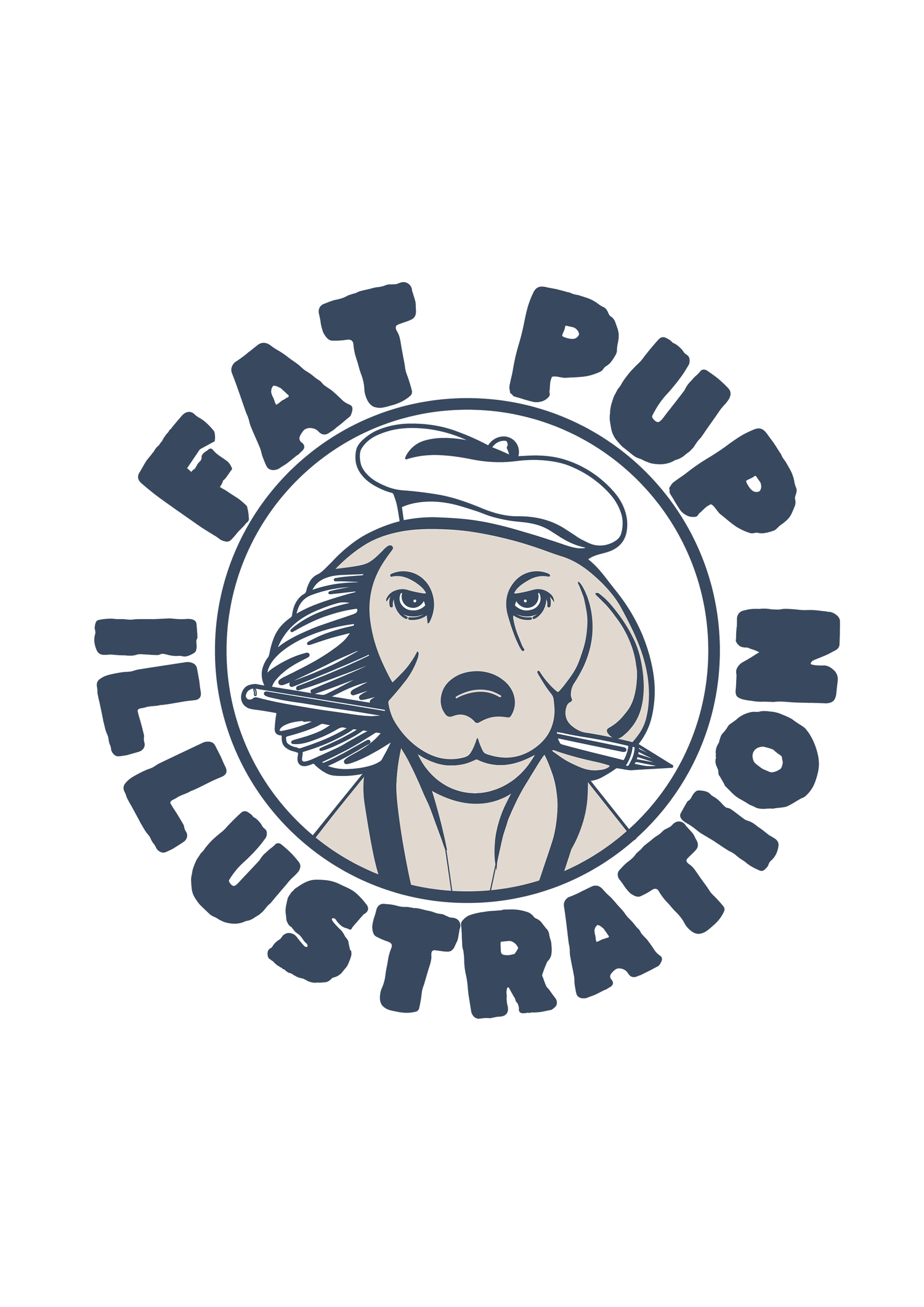 Fat Pup Illustration