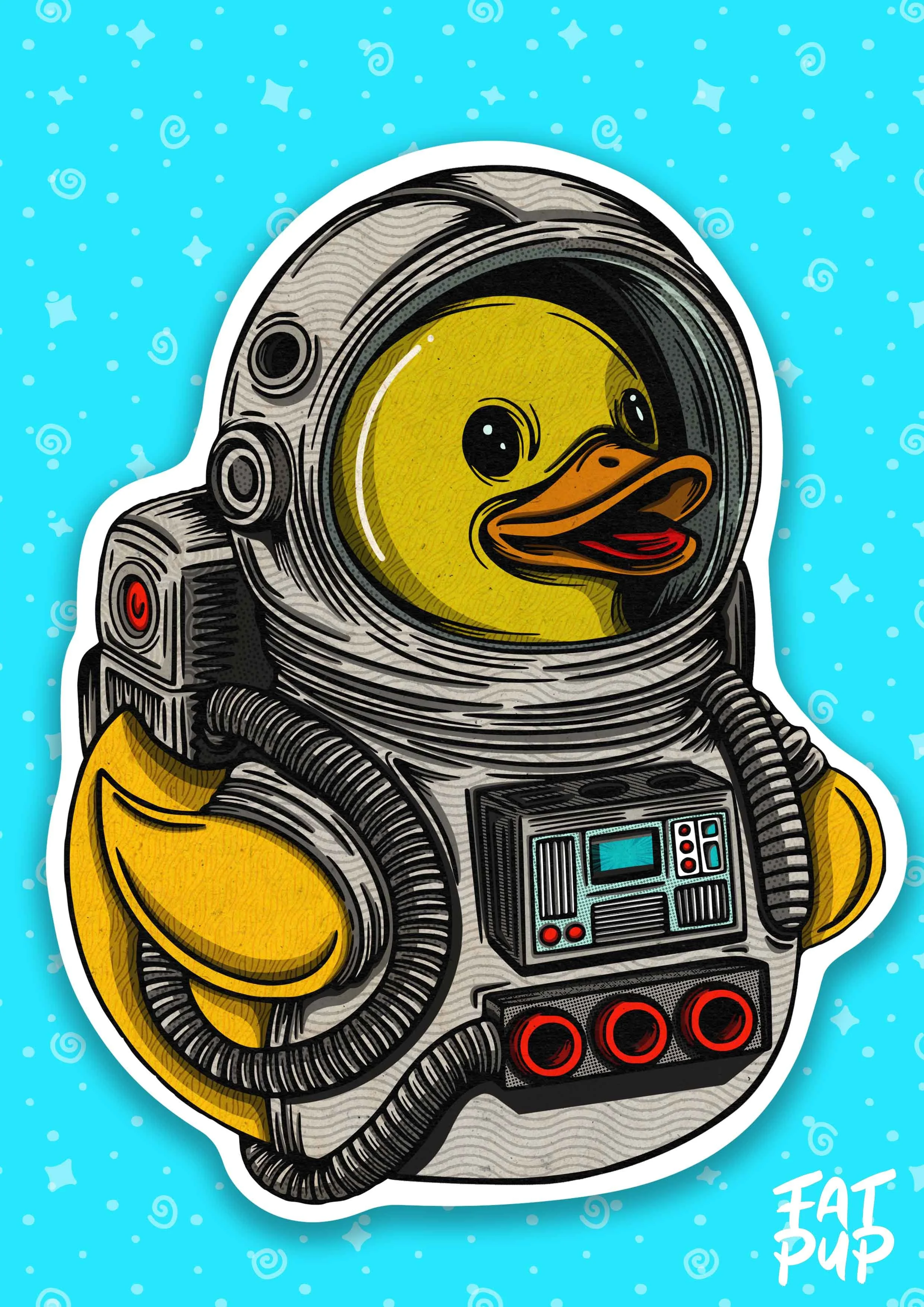 Rubber Duck In Space