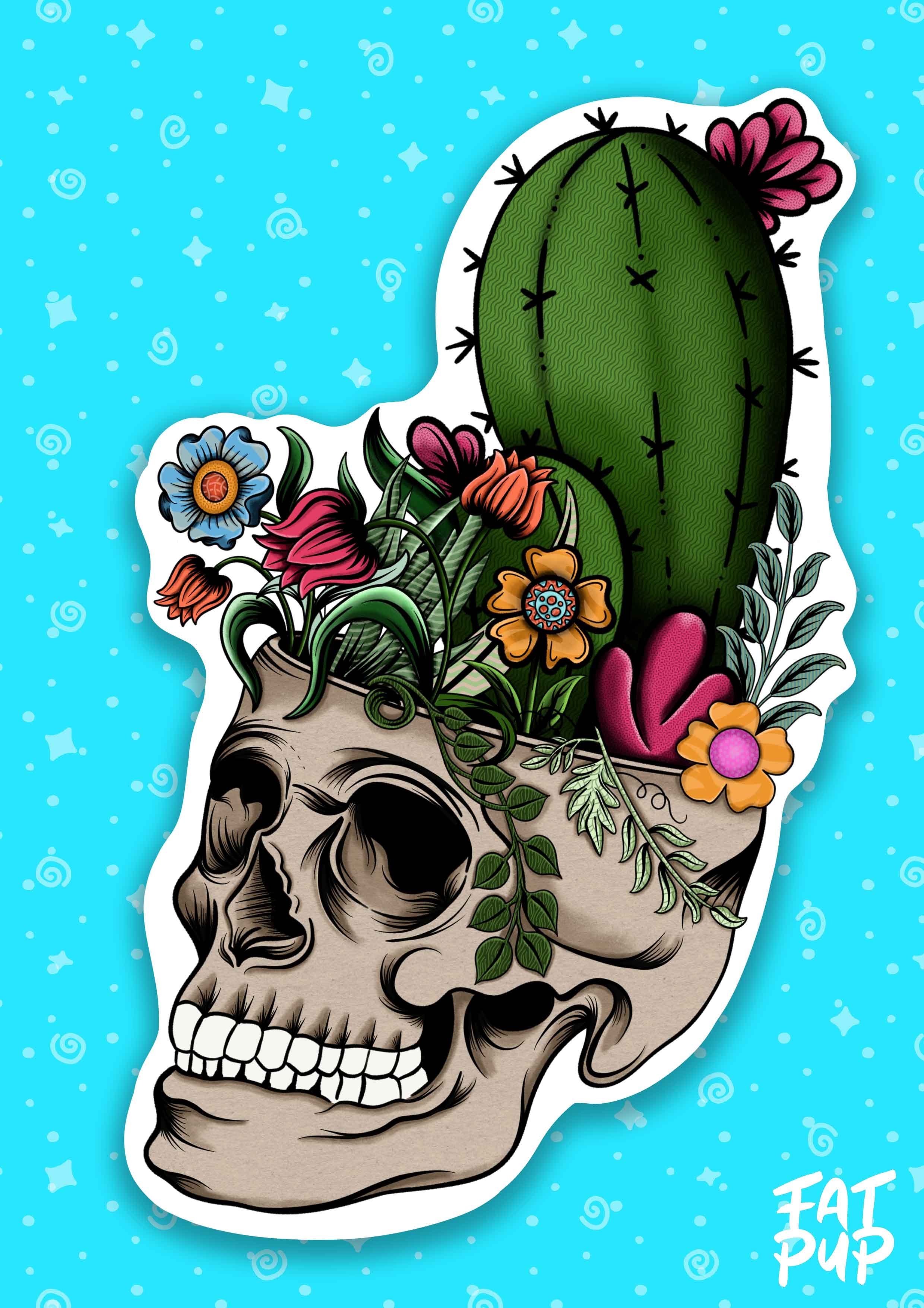 Cactus Skull
