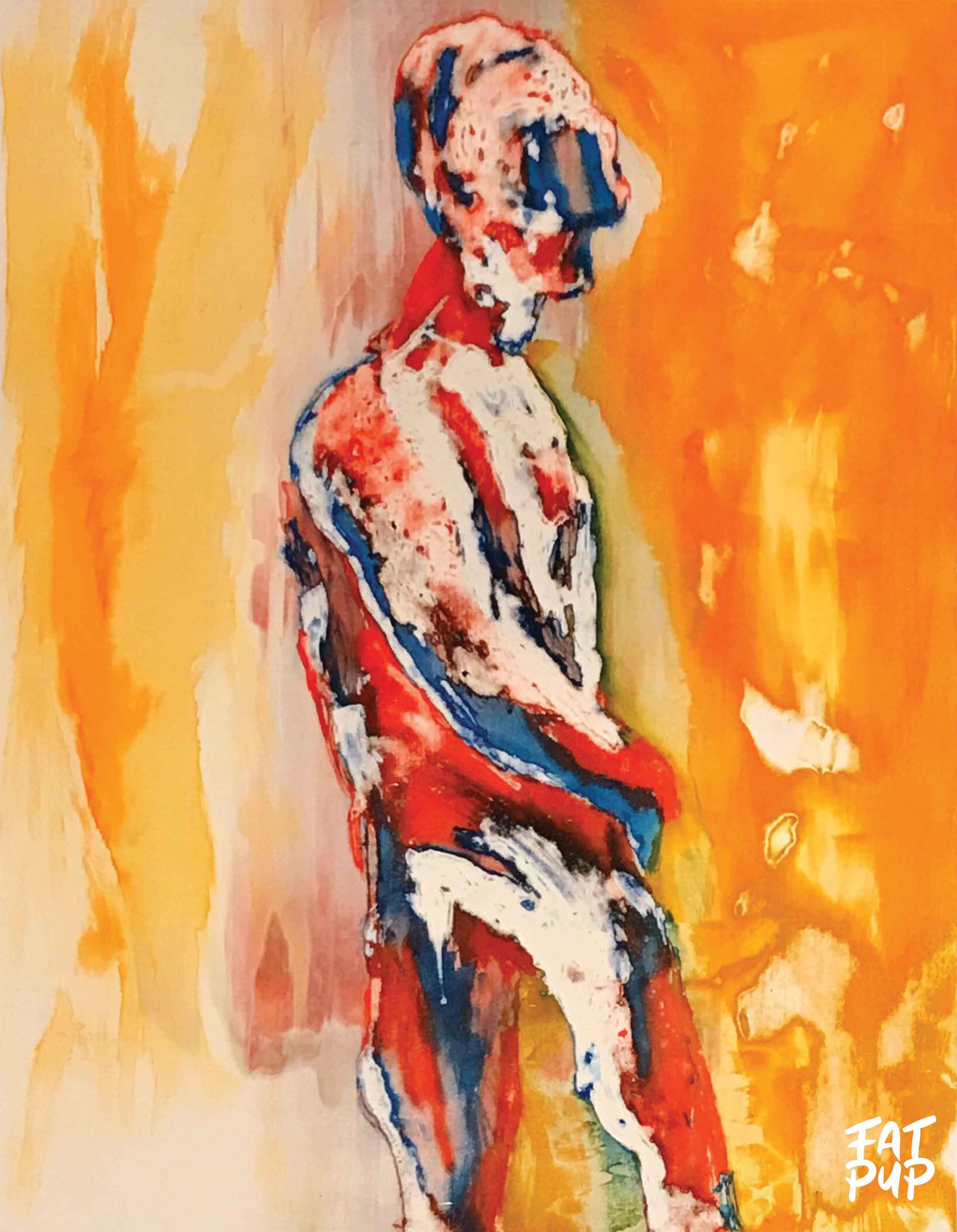 Life Drawing Screen Print