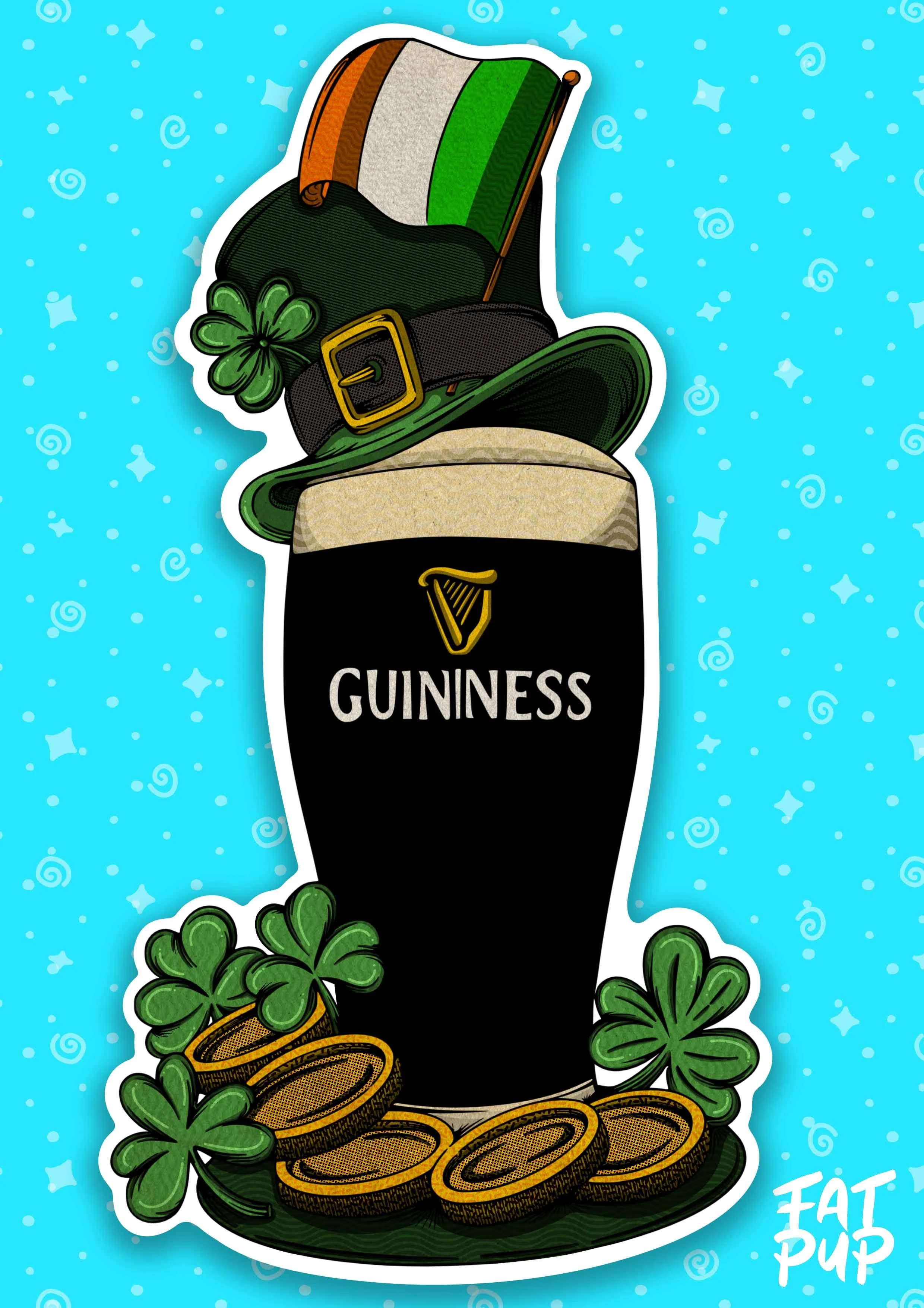 Irish Flag Pint