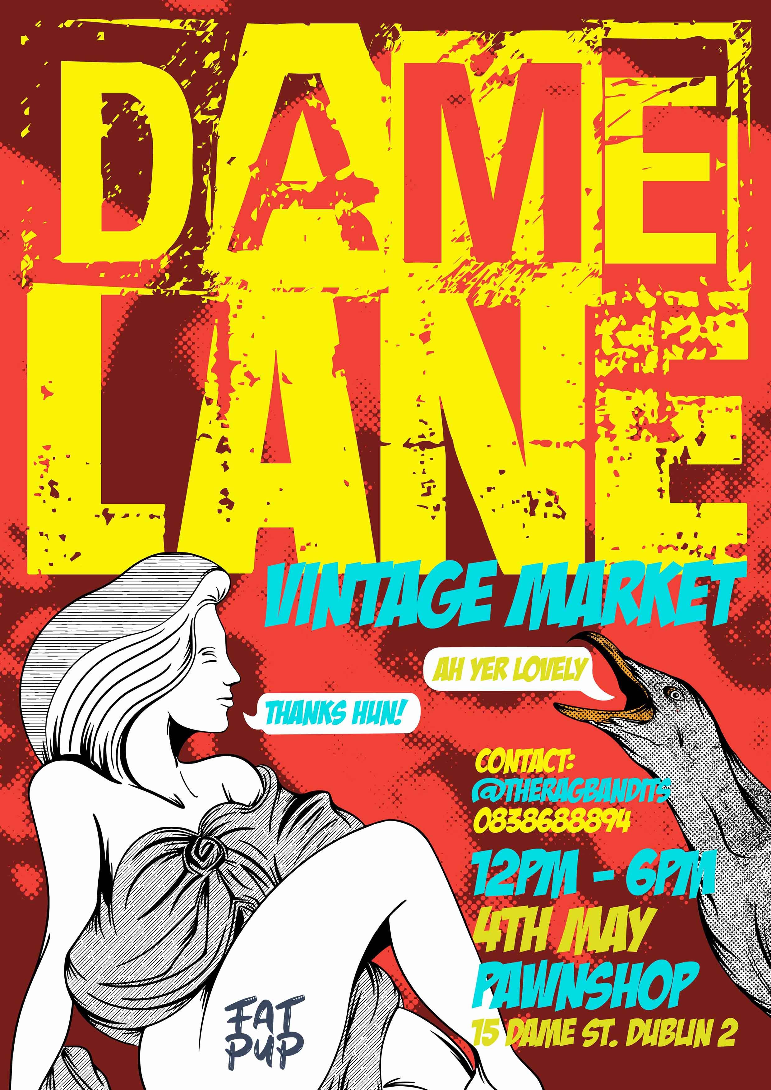 Dame Lane Market Poster May 2024