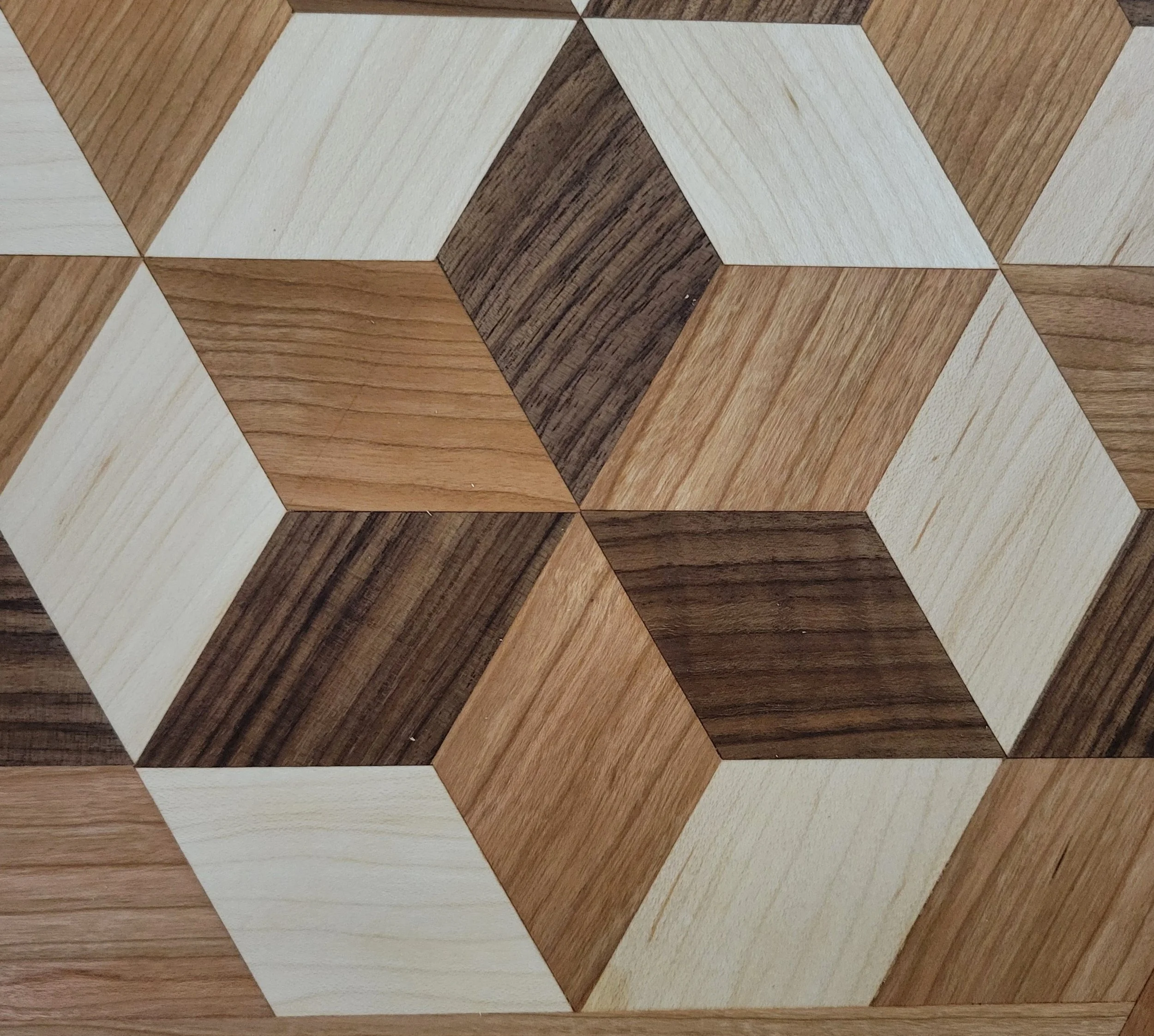 Cherry, Walnut, Maple Stars_Hexagonal Serving Board_Star_9-19-26.jpg