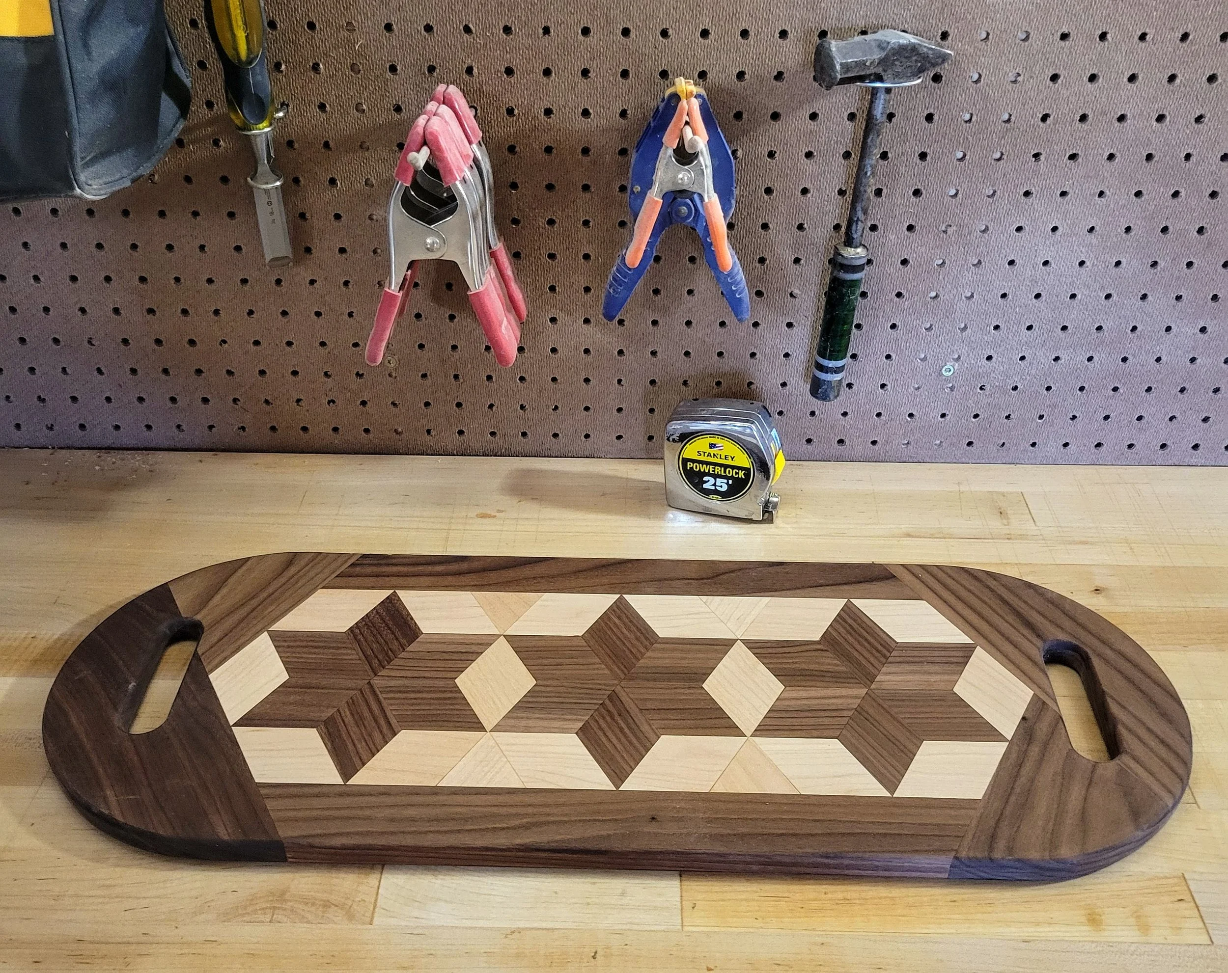 Walnut Star Serving Board