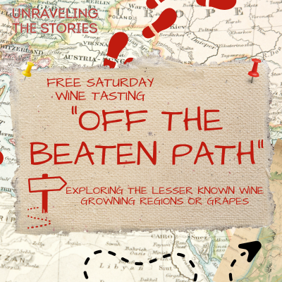 Free Wine Tasting - "Off The Beaten Path" Pt1