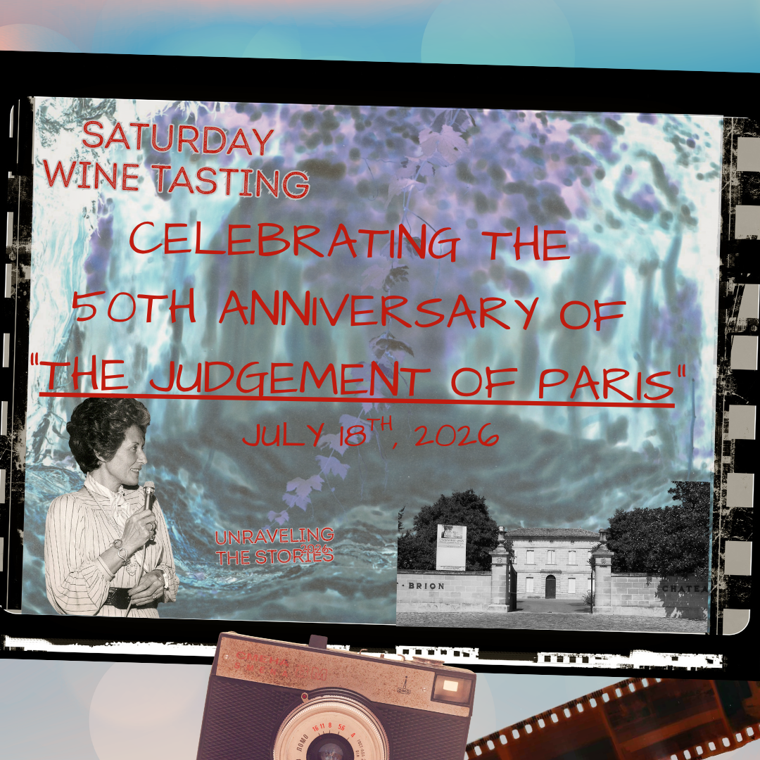 Saturday Wine Tasting: Celebrating the 50th Anniversary of "The Judgement of Paris"