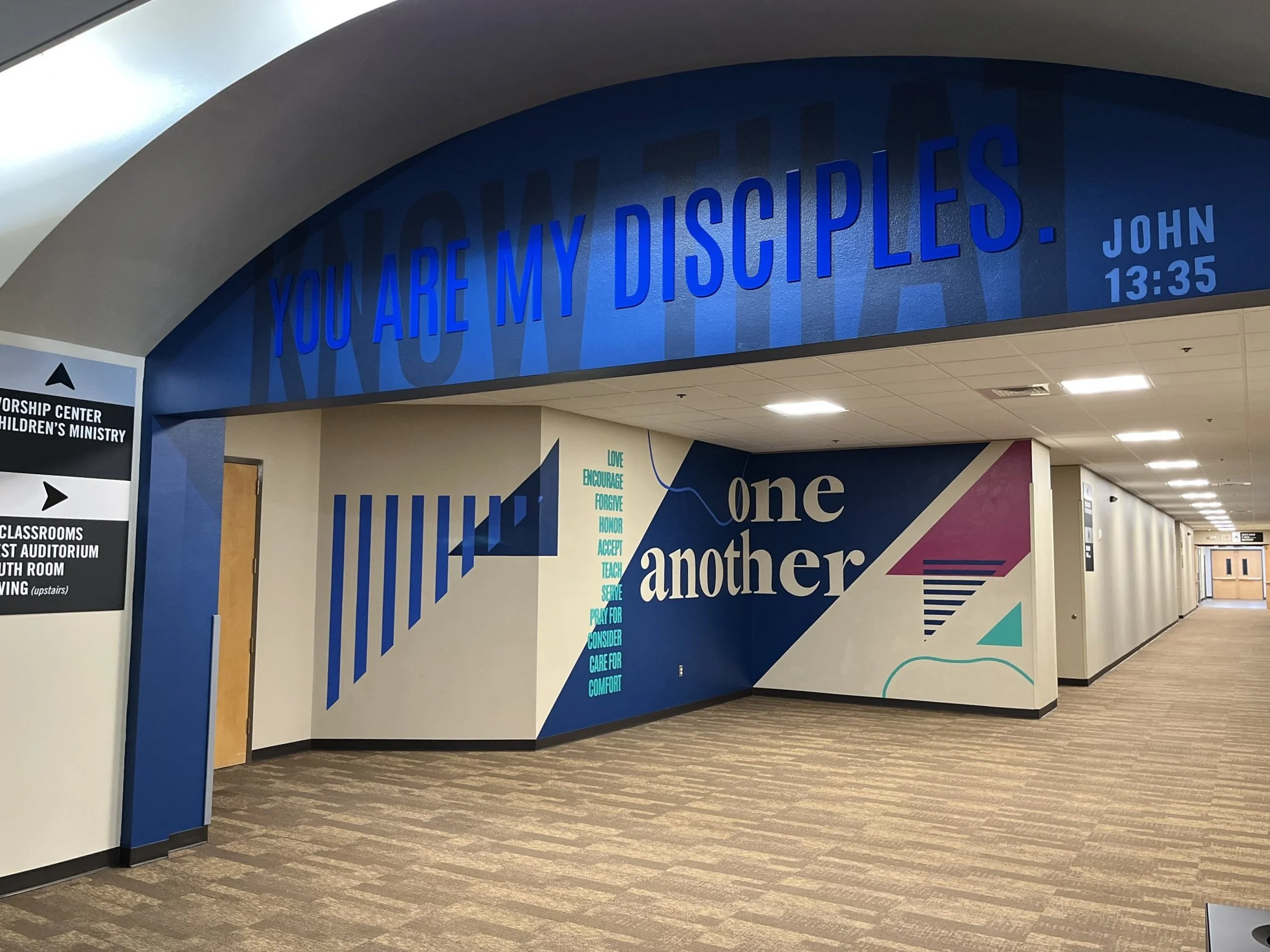 Oak Hills Church - West Foyer Entrance — Manifestive Design