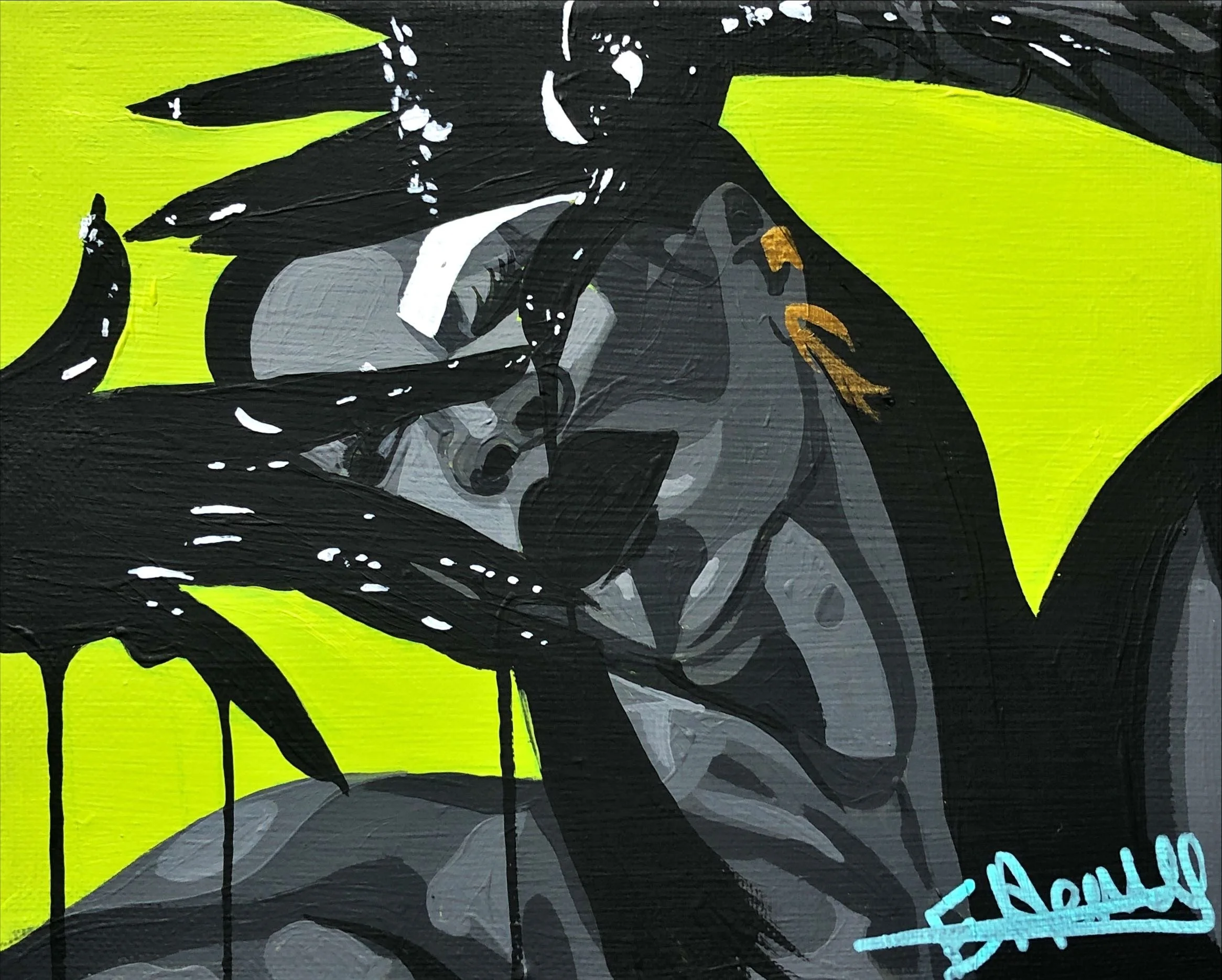 Dripping - August 27, 2022
~ Size: 9x12
~ Medium: Acrylic Paint