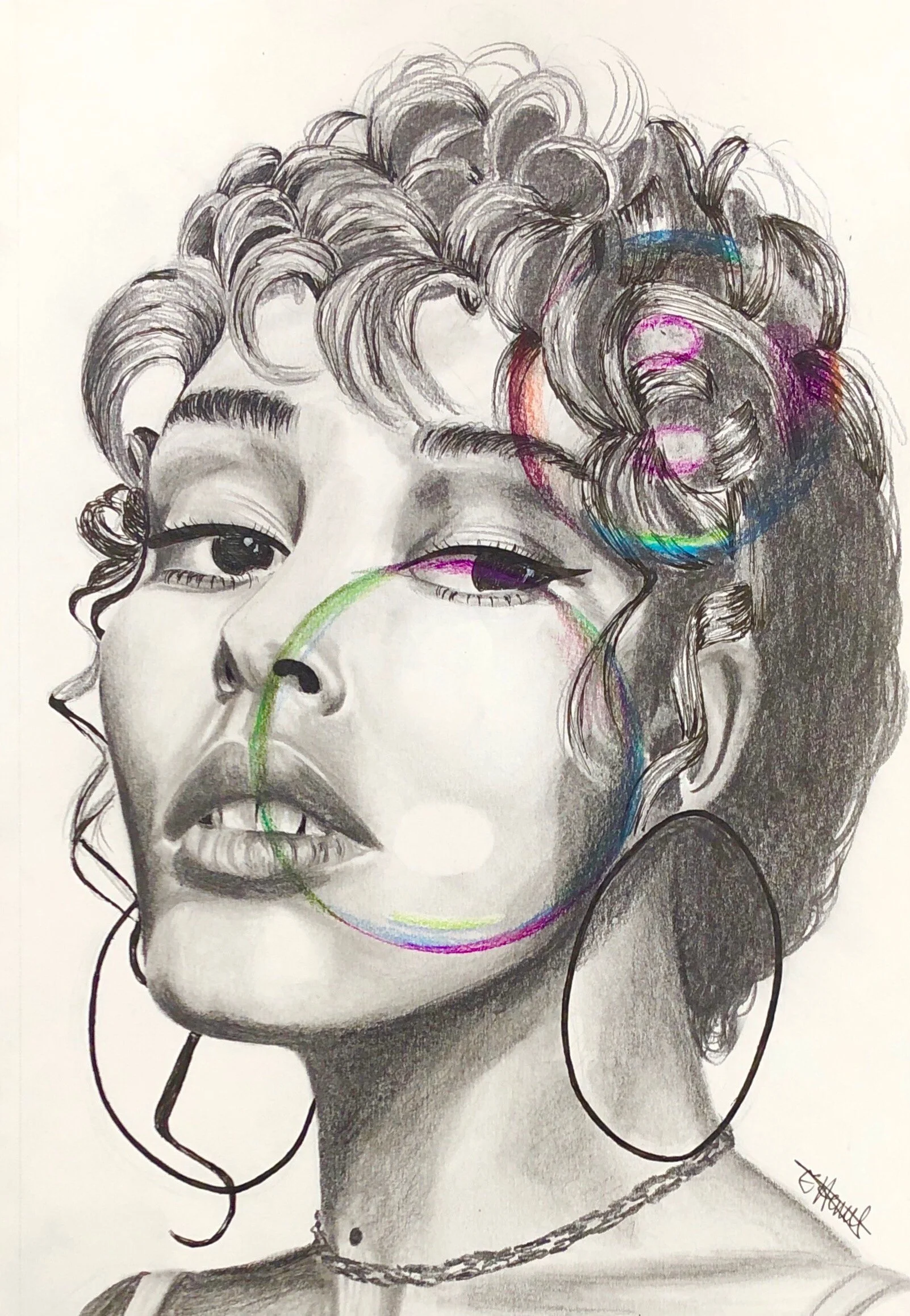 Doja - May 1, 2020
~ Size: 9x12
~ Medium: Graphite
