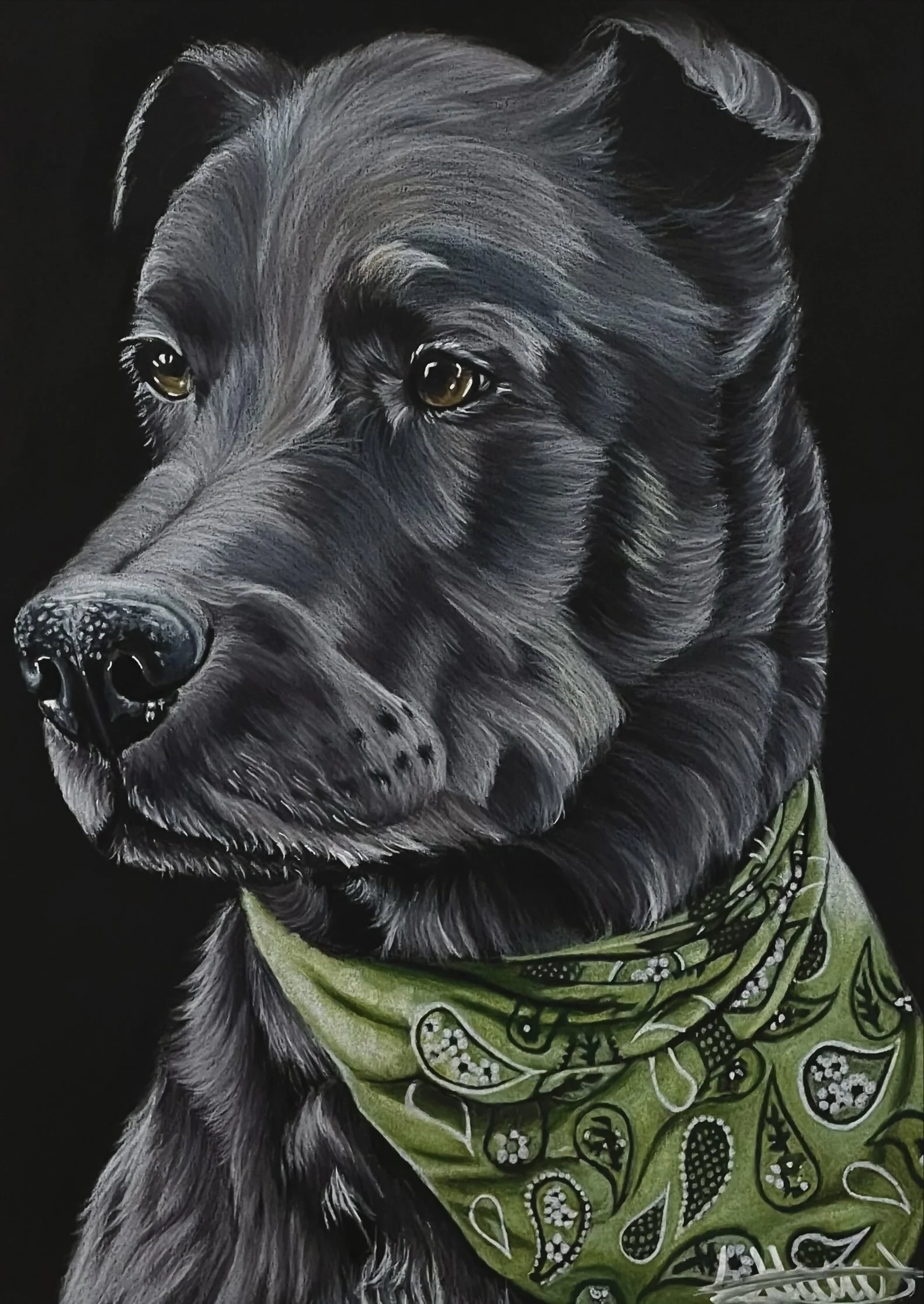 Brew - November 14, 2024
~ Size: 9x12
~ Medium: Coloured Pencil and Chalk Pastel