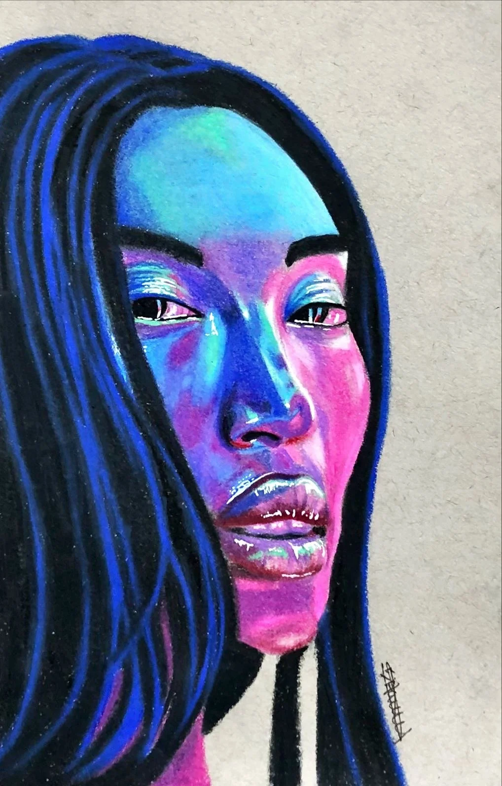 GreyScale 4 - February 17, 2023
~ Size: 5.5x8.5
~ Medium: Coloured Pencil