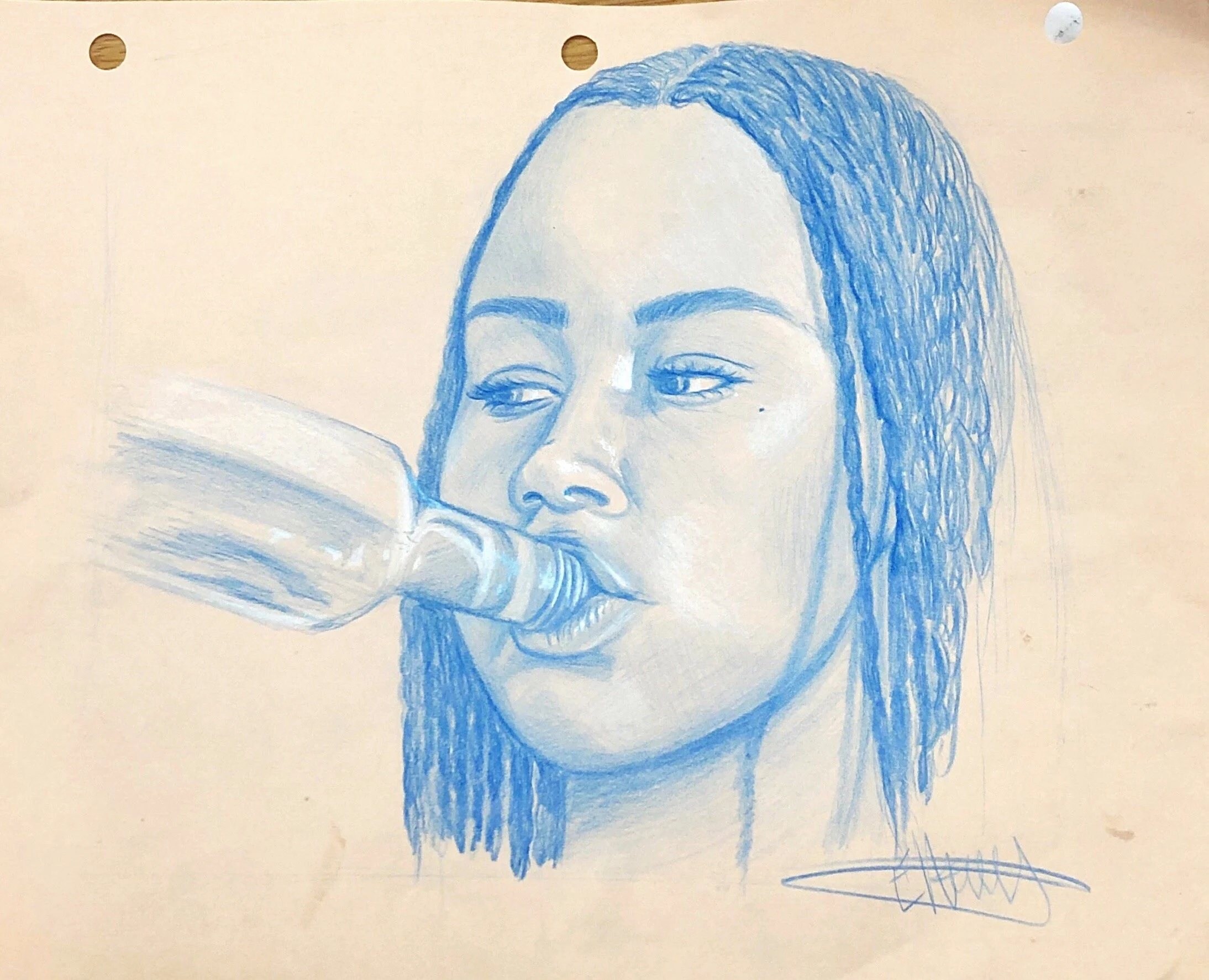 Liv - June 3, 2019
~ Size: 9x12
~ Medium: Coloured Pencil