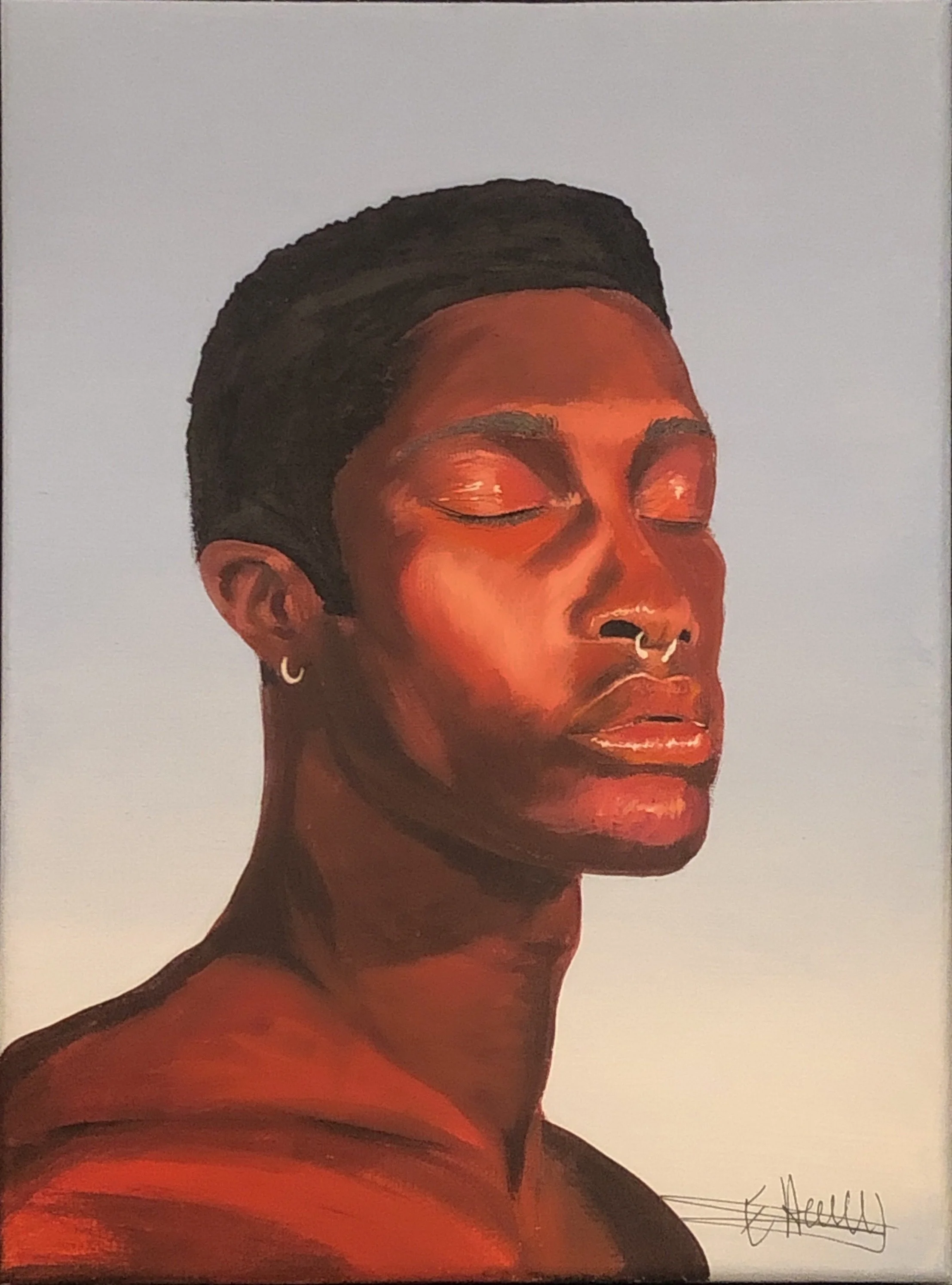 Bask - November 11, 2019
~ Size: 9x12
~ Medium: Acrylic Paint