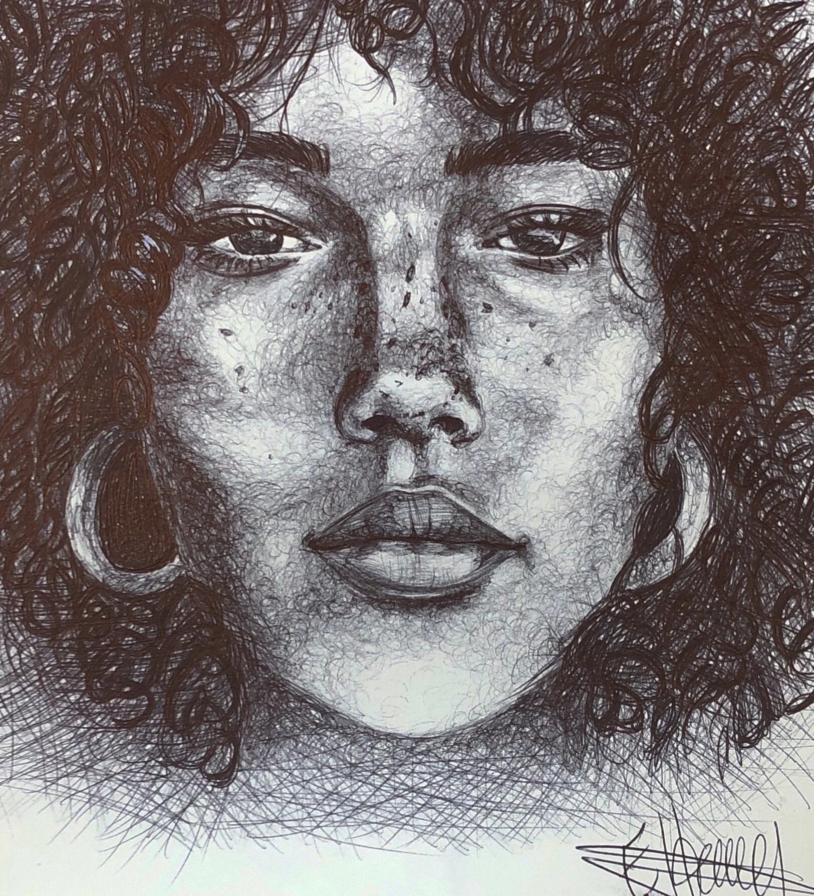 Ballpoint - February 7, 2020
~ Size: 9x12
~ Medium: Ballpoint Pen