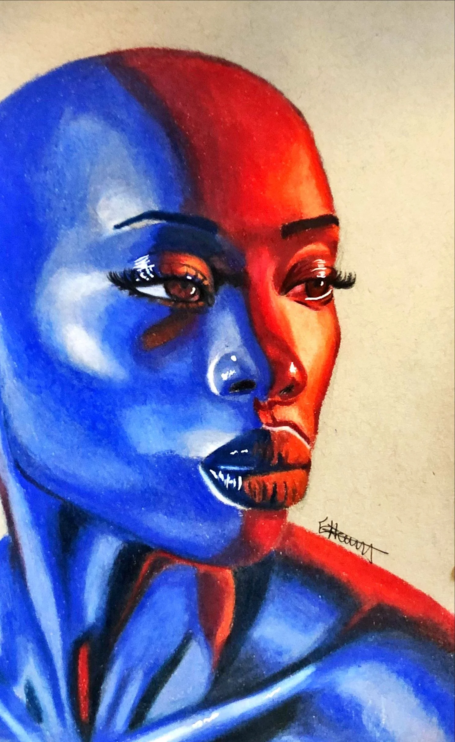 GreyScale 2 - January 19, 2023
~ Size: 5.5x8.5
~ Medium: Coloured Pencil