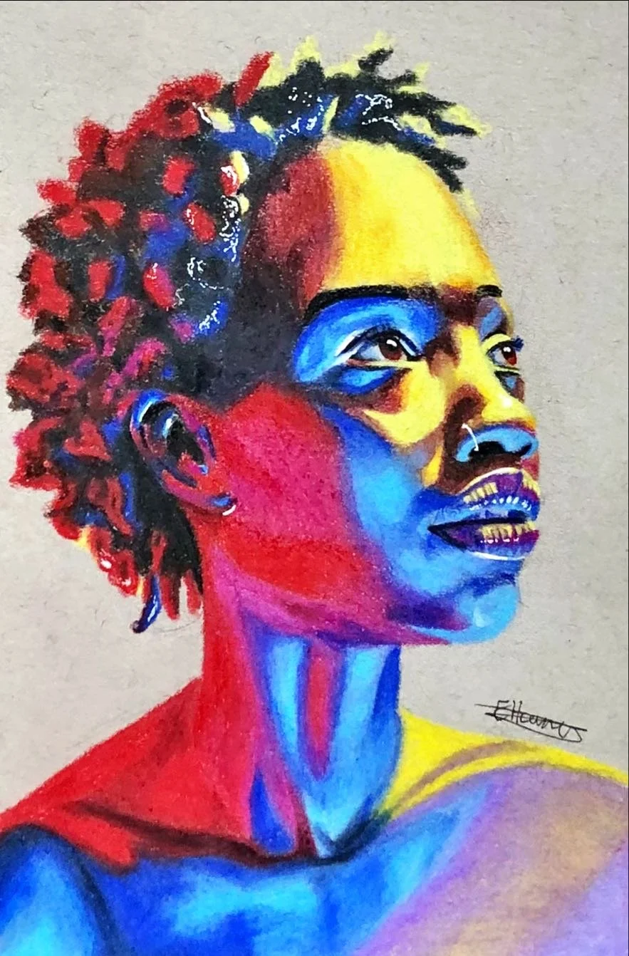 GreyScale 3 - February 10, 2023
~ Size: 5.5x8.5
~ Medium: Coloured Pencil