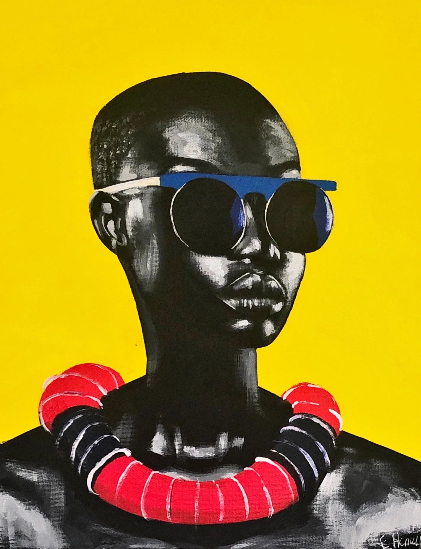 Behind the Glasses 1 - June 24, 2020
~ Size: 11x14
~ Medium: Acrylic Paint