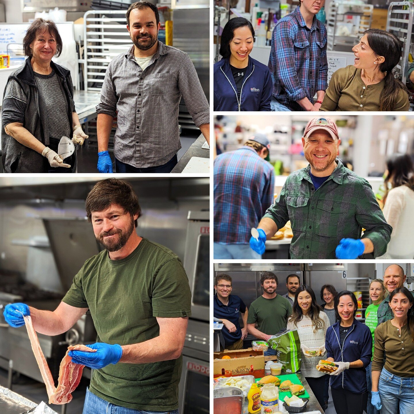 Thank you to our Penn &amp; Wharton volunteers and to Ari Vinograd C&rsquo;05 for a great afternoon meal prepping with local non-profit @our.shared.kitchen 🥬🍅