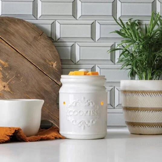Cookie Jar Electric Warmer + 3 Shot Pots