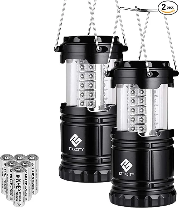 collapsible LED lantern tent accessory