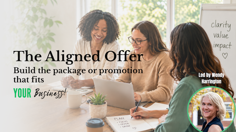 The Aligned Offer: a 1-Day Workshop