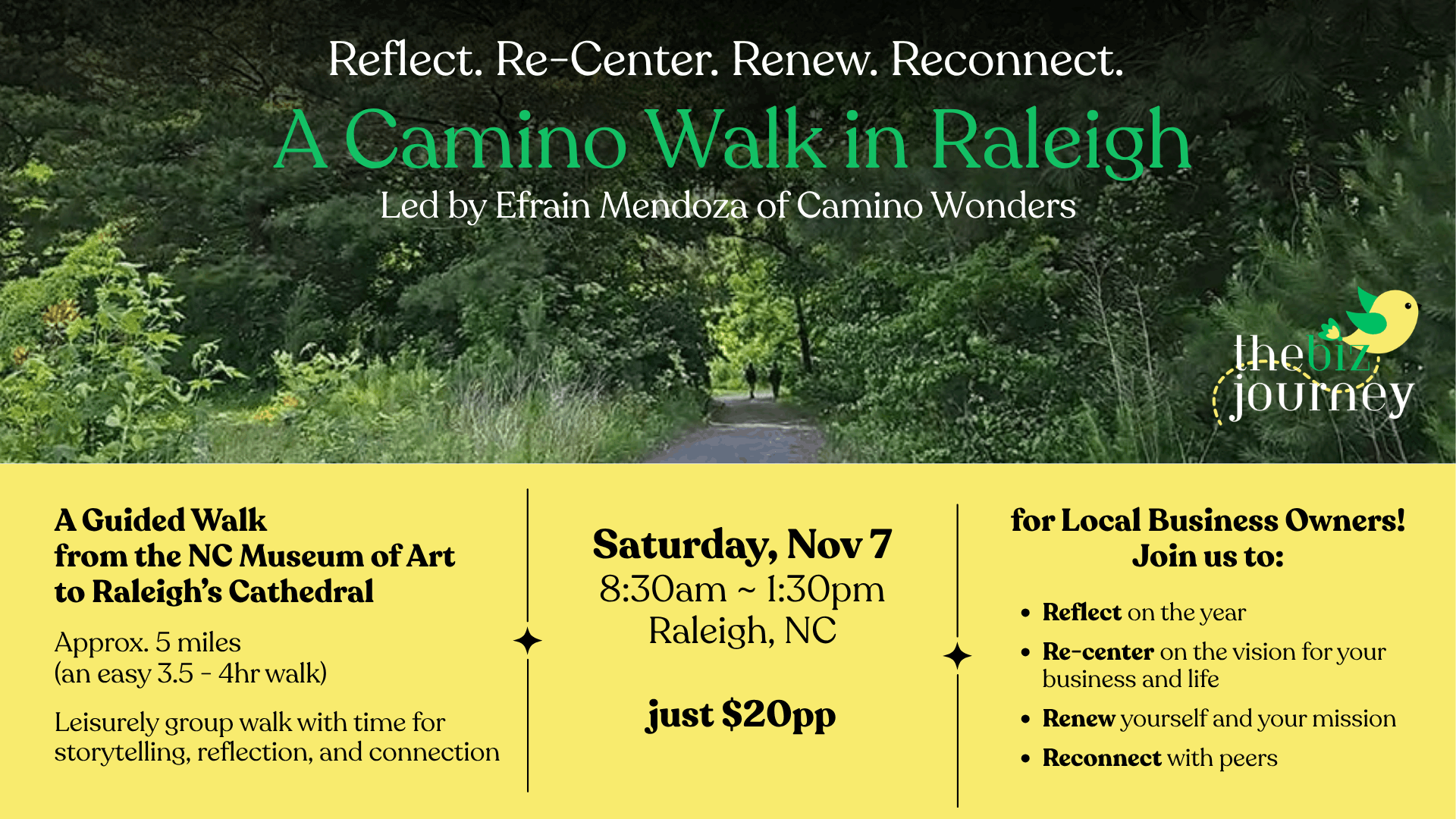 Raleigh Camino Walk