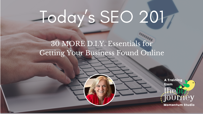 Hands typing on laptop starting SEO 201 training
