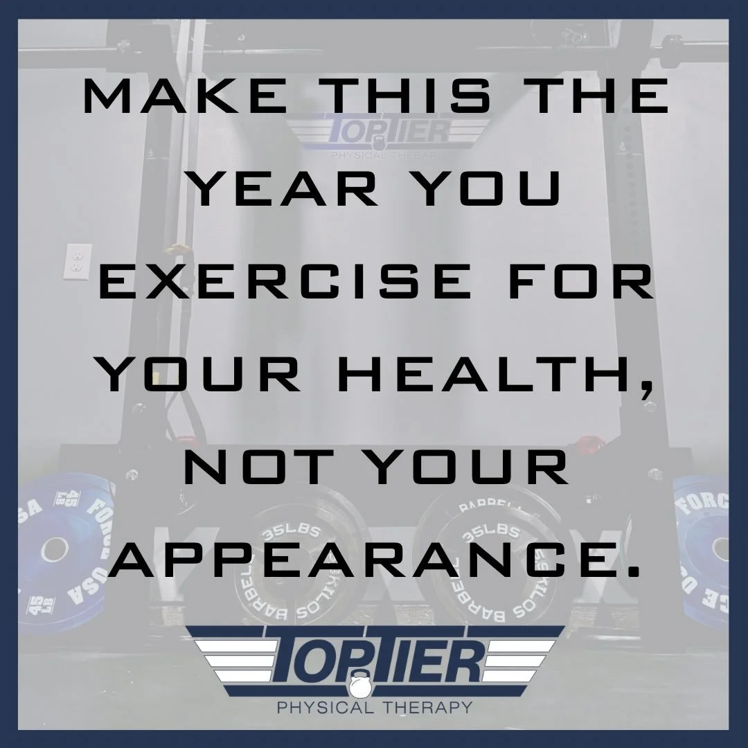 Most often, exercise is viewed as a means to look good in a bathing suit.

While that certainly can be a benefit, consider some of the other effects of exercising regularly:

Improved strength and function for life&rsquo;s activity demands. 

Better 