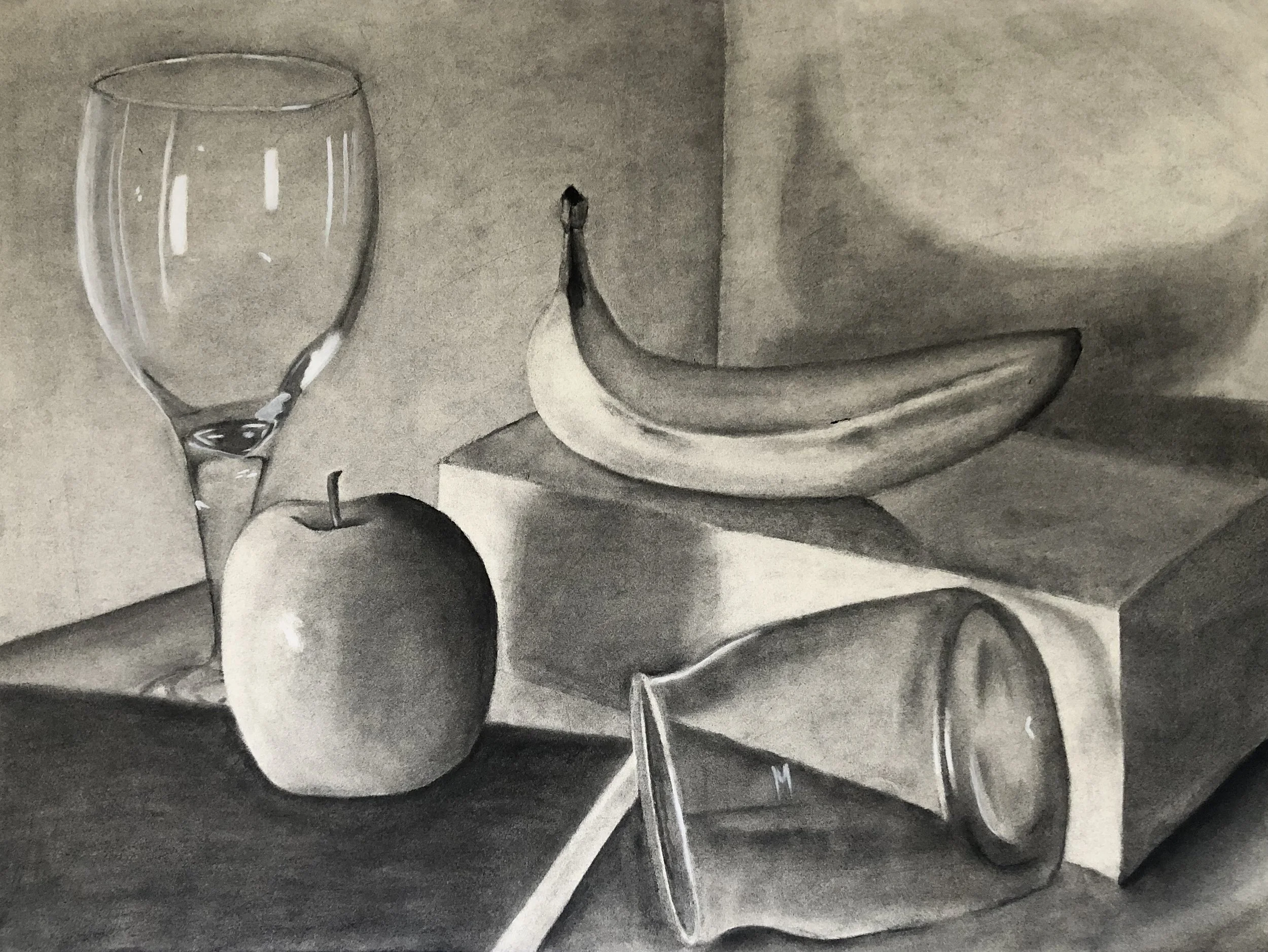 Charcoal Still Life