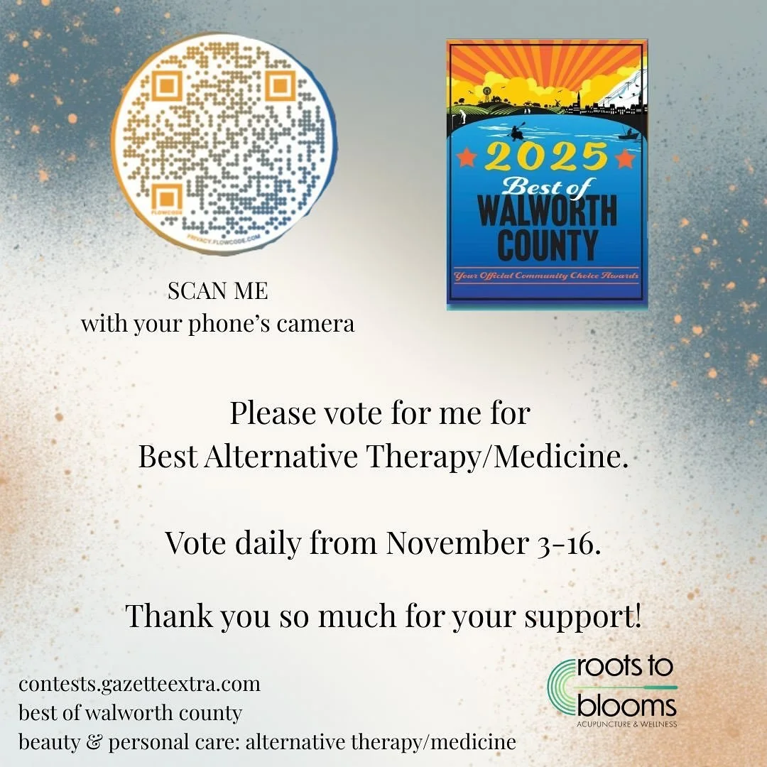 Your reminder to please vote for me. You can vote everyday! 

Thanks for supporting this small business. ✨🖤

#acupuncturelakegeneva #lakegenevawi #acupuncturist #acupunk #bestofwalworthcounty