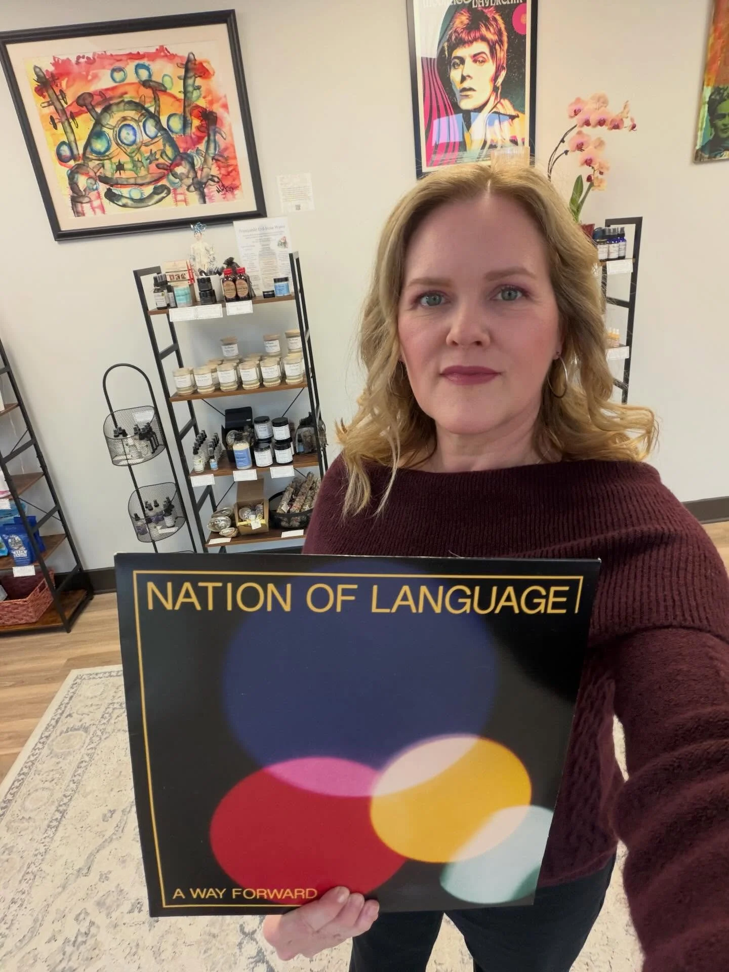 It's a rainy #rocknrollfriday and the perfect day for some dreamy, post punk synth pop. Spinning in the acupuncture clinic this morning is Nation of Language's 2021 "A Way Forward." 

It's a dumpster fire everywhere out there. Find some joy