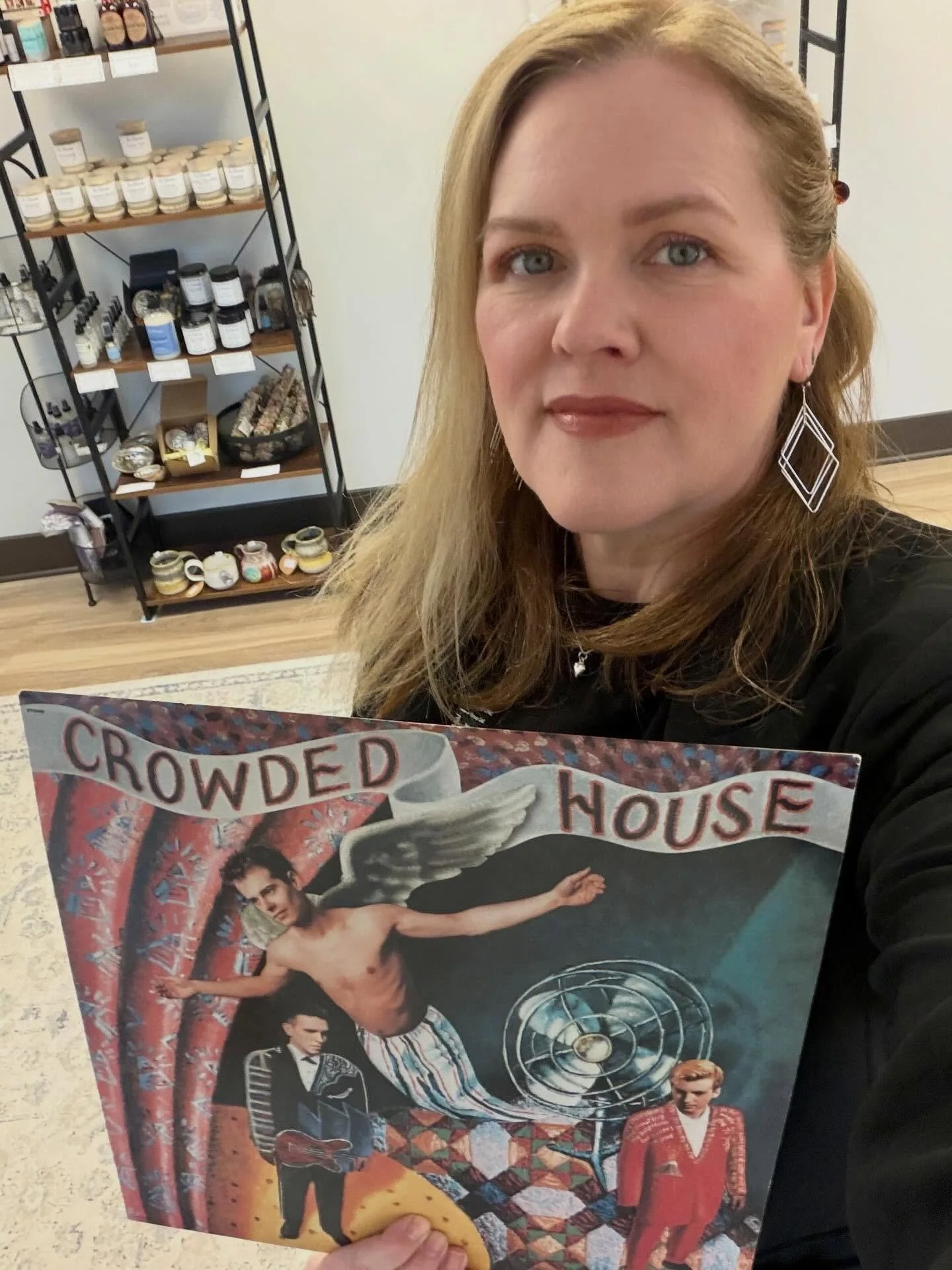 It's another Goddess Day #rocknrollfriday at the acupuncture clinic. I have no idea how I forgot about Crowded House, but I was recently reminded of their excellent debut album. 

Lots of love and loss in these songs. 50 mph winds today clearing out 