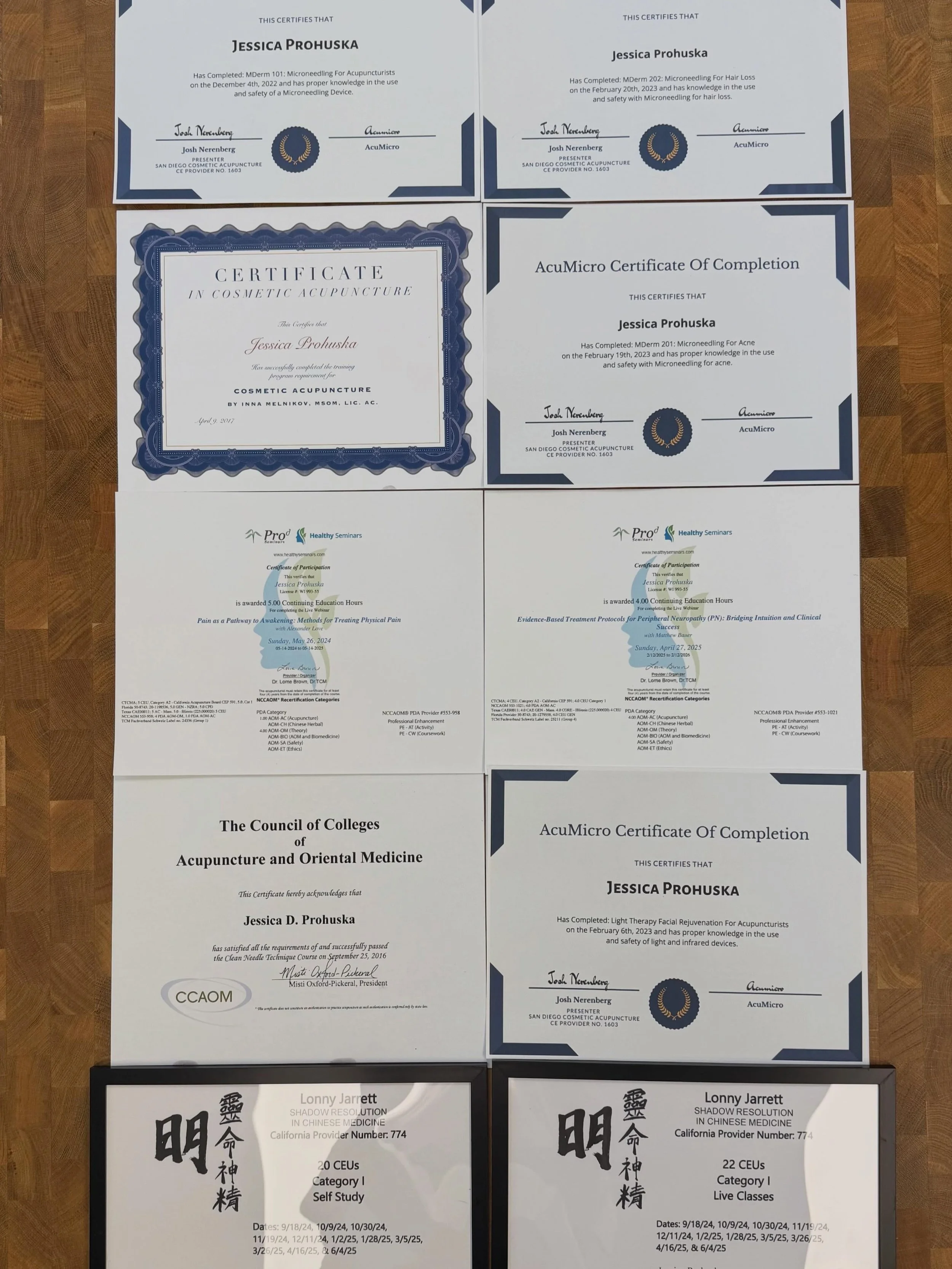 Being nationally certified as an acupuncturist required a college degree, a masters in acupuncture and herbal medicine, and passing up to four national board exams. 

In order to maintain national certification, I am required to complete continuing e