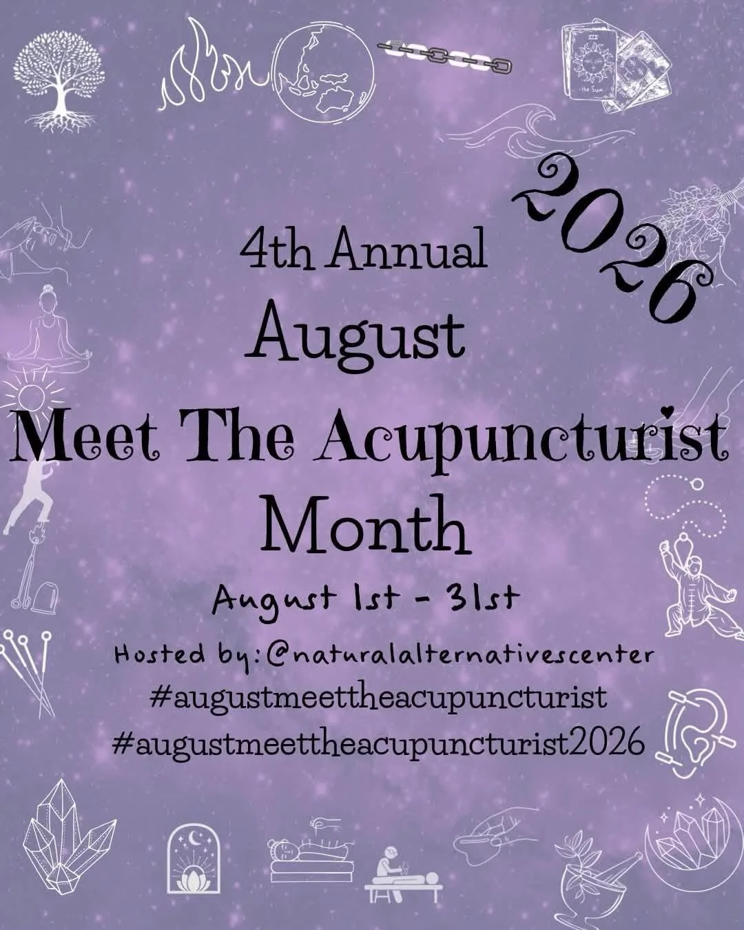 It's time again for #augustmeettheacupuncturist. I love this time of year. Follow along to learn more about acupuncture and Jessica, the owner and acupuncturist at Roots to Blooms Acupuncture &amp; Wellness. 

#augustmeettheacupuncturist2026 #wiscons