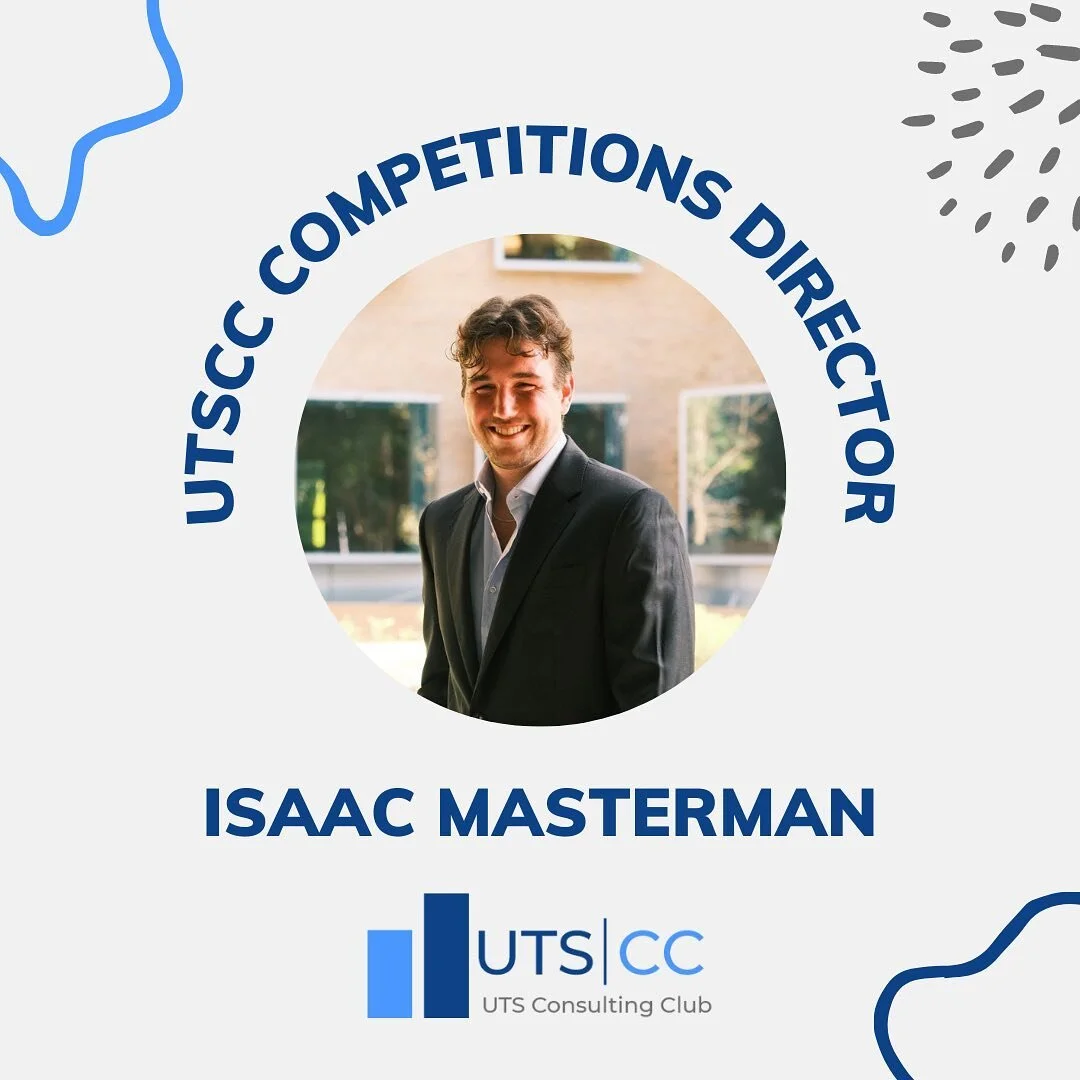 👤 MEET THE EXEC 👤

Wrapping up our &lsquo;Meet the Exec&rsquo; campaign for this semester is our Competitions Director Isaac Masterman! 📸 🌏✈️

Isaac has held previous roles in UTSCC, as a student consultant team leader and engagement manager, so 