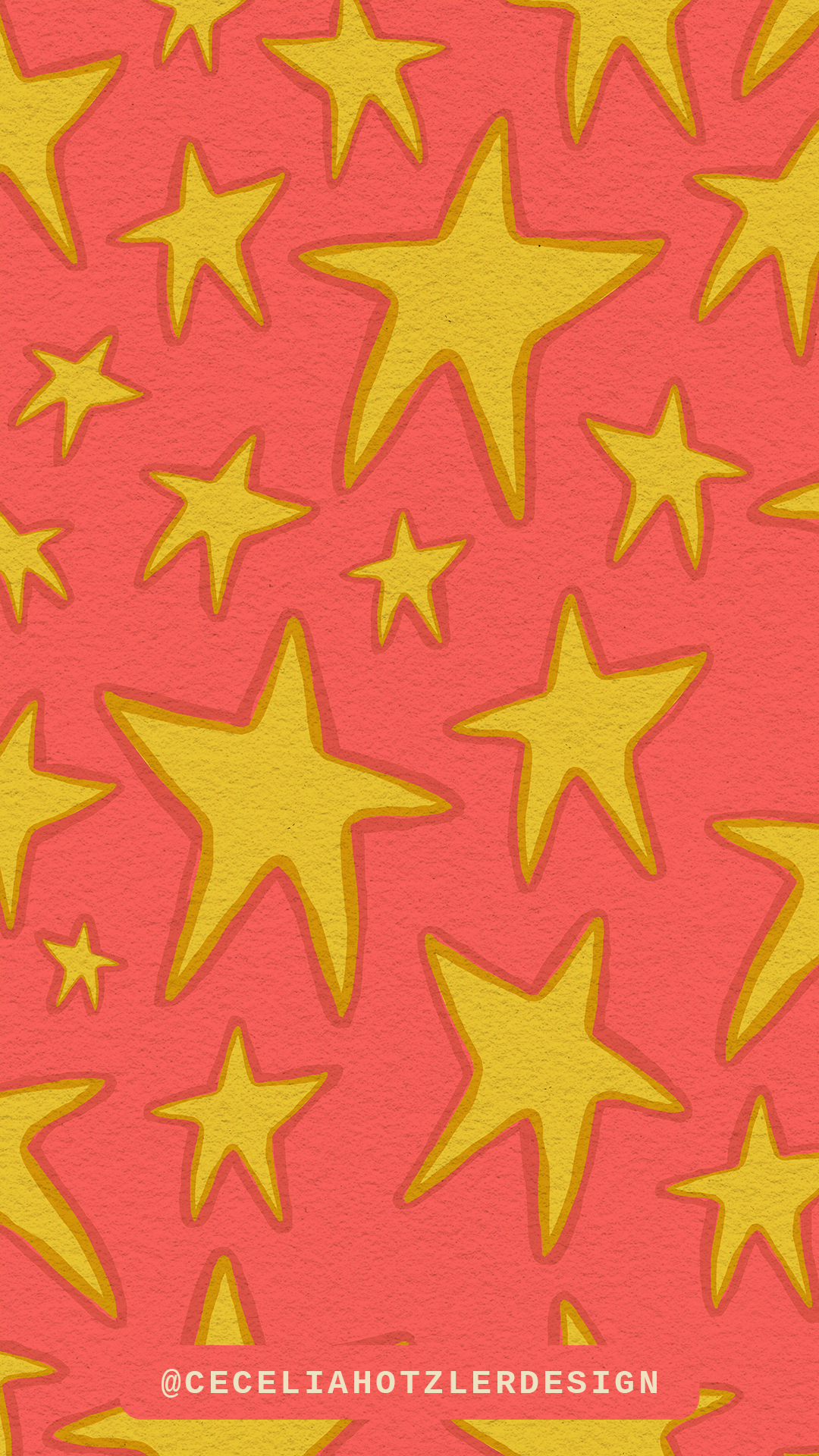 FREE downloadable hand-drawn phone wallpaper lockscreen for iPhone or Android phone.
